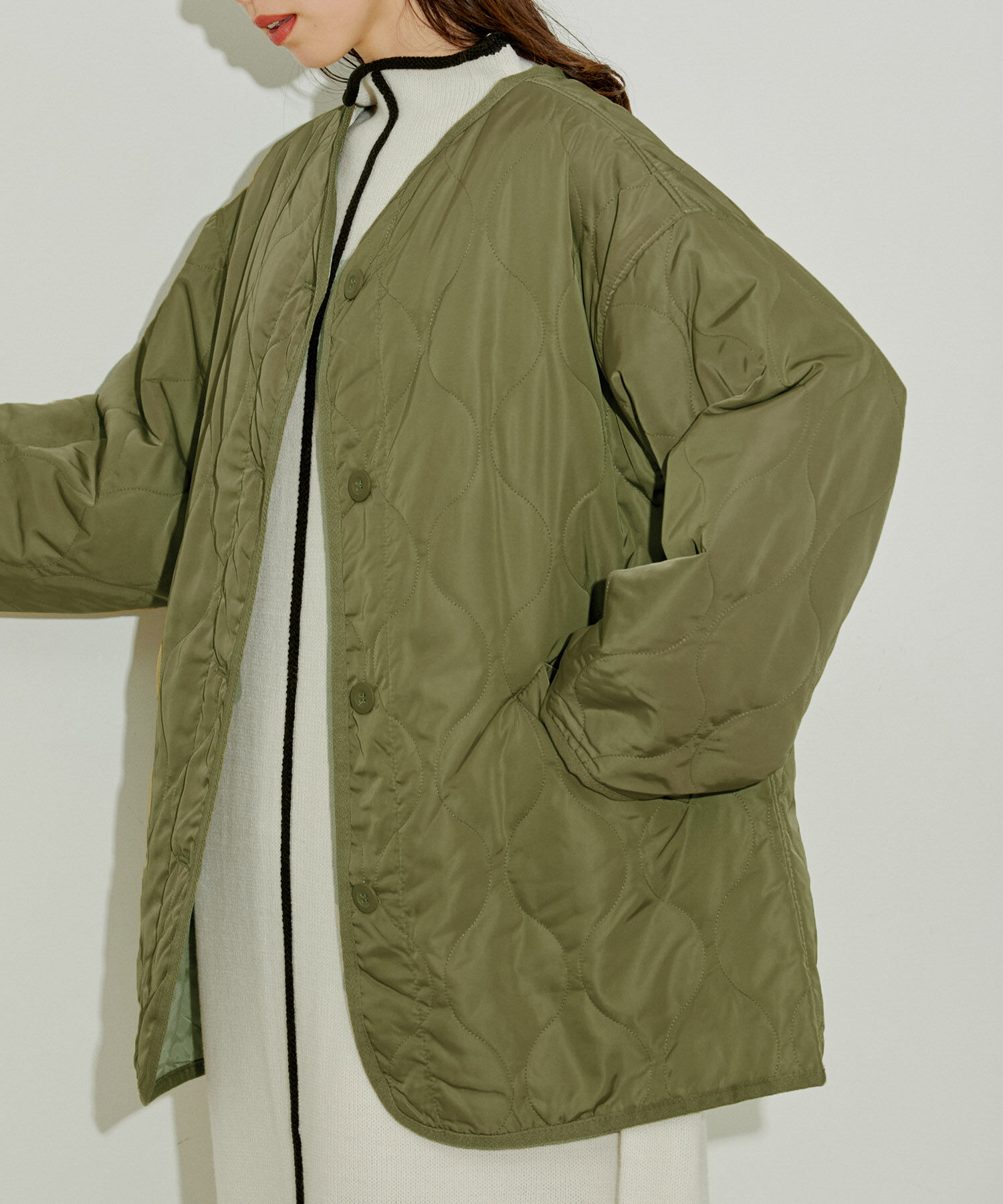 vis-a-vis「【WEB限定】キルティングミドルコート」|その他|