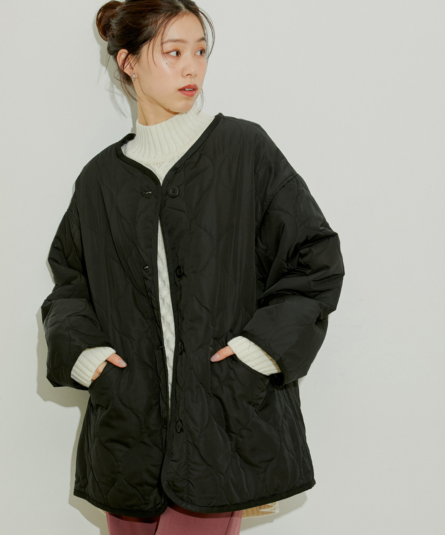 vis-a-vis「【WEB限定】キルティングミドルコート」|その他|