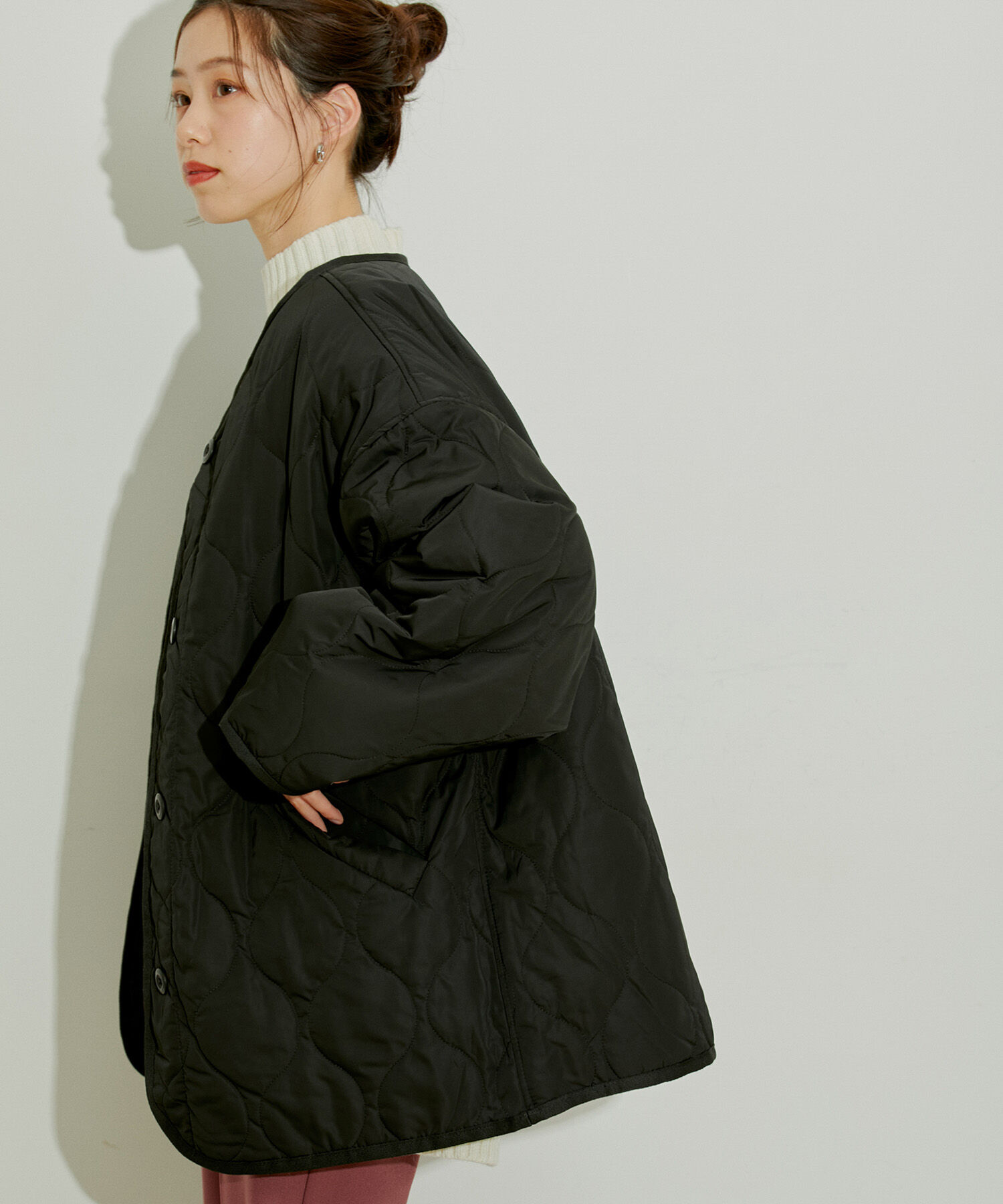 vis-a-vis「【WEB限定】キルティングミドルコート」|その他|