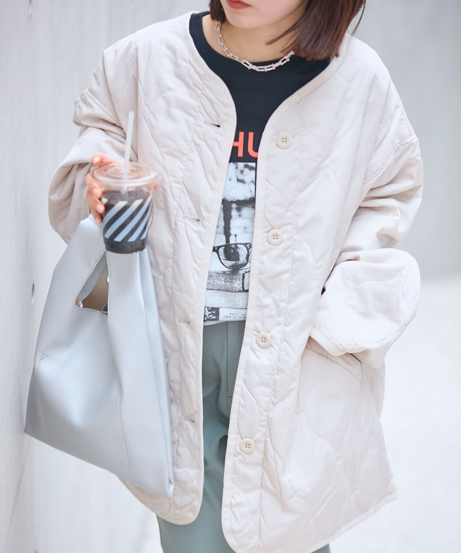 vis-a-vis「【WEB限定】キルティングミドルコート」|その他|