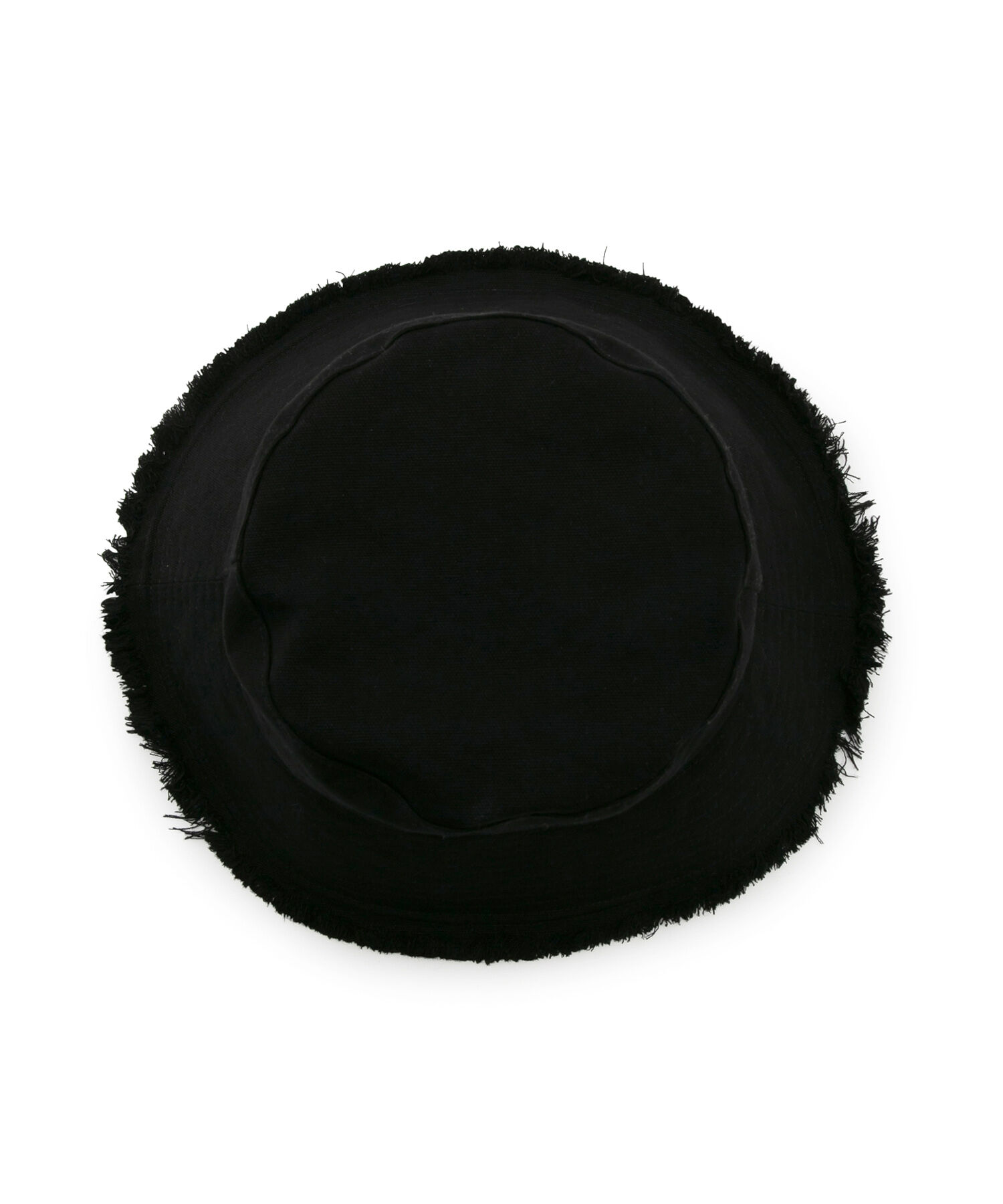 VIS「【UVカット・抗菌防臭】キャンバスフリンジつば広バケットハット」|ハット|