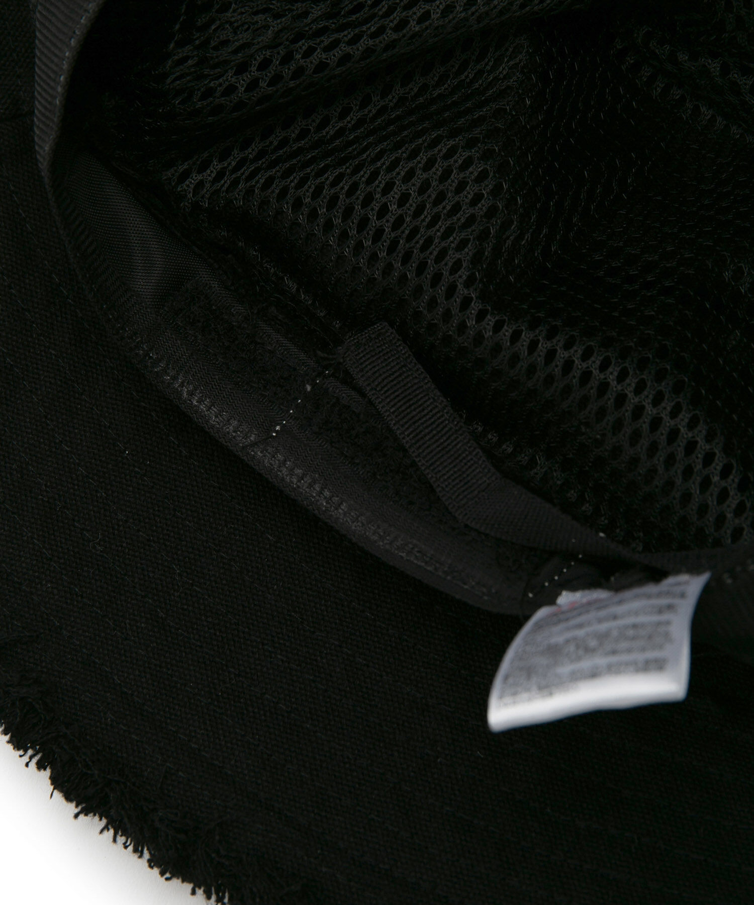 VIS「【UVカット・抗菌防臭】キャンバスフリンジつば広バケットハット」|ハット|