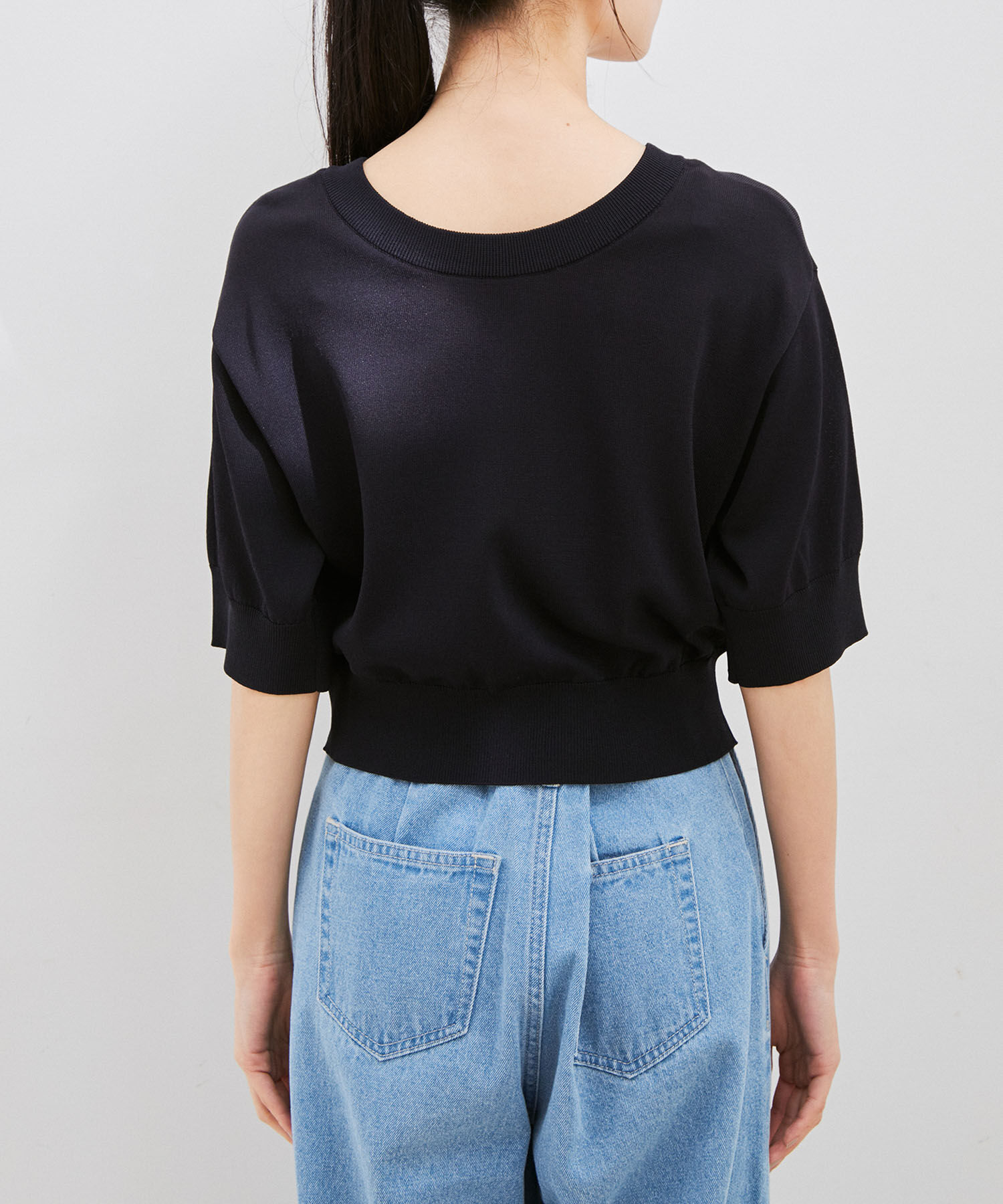 VIS「【UVケア・接触冷感】【2WAY】5分袖カーディガン」|カーディガン|