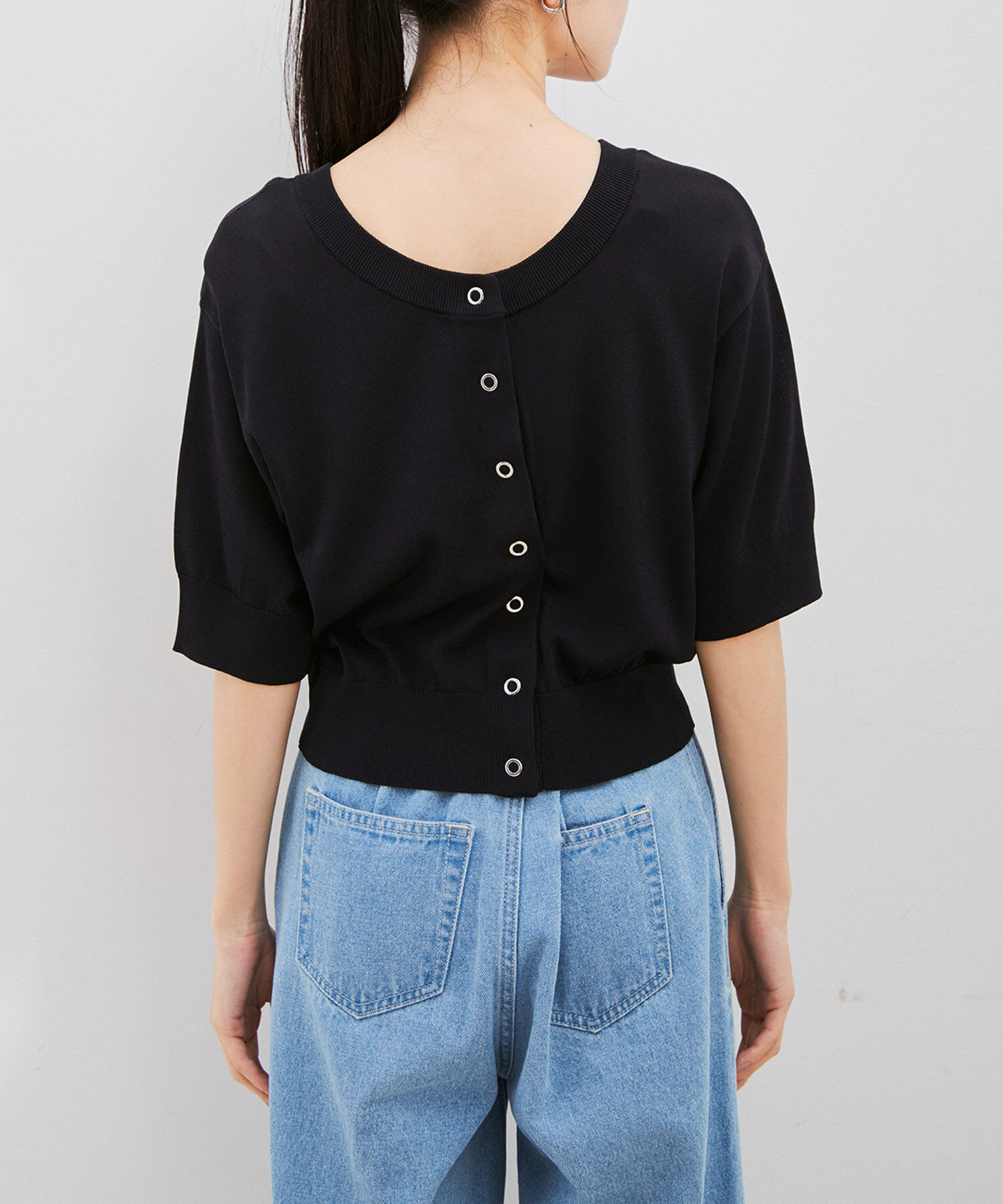 VIS「【UVケア・接触冷感】【2WAY】5分袖カーディガン」|カーディガン|