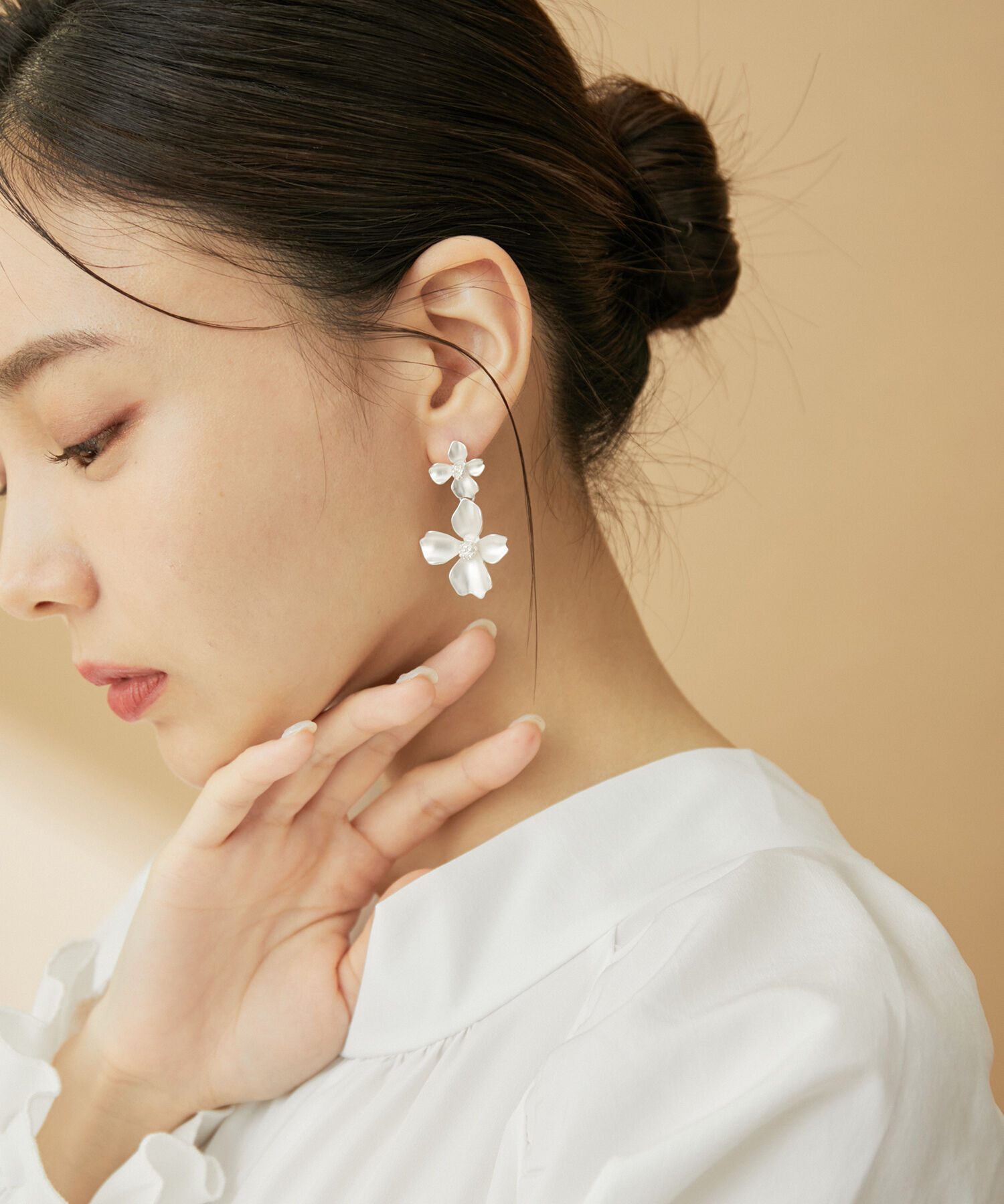 VIS「ダブルフラワーピアス」|ピアス|