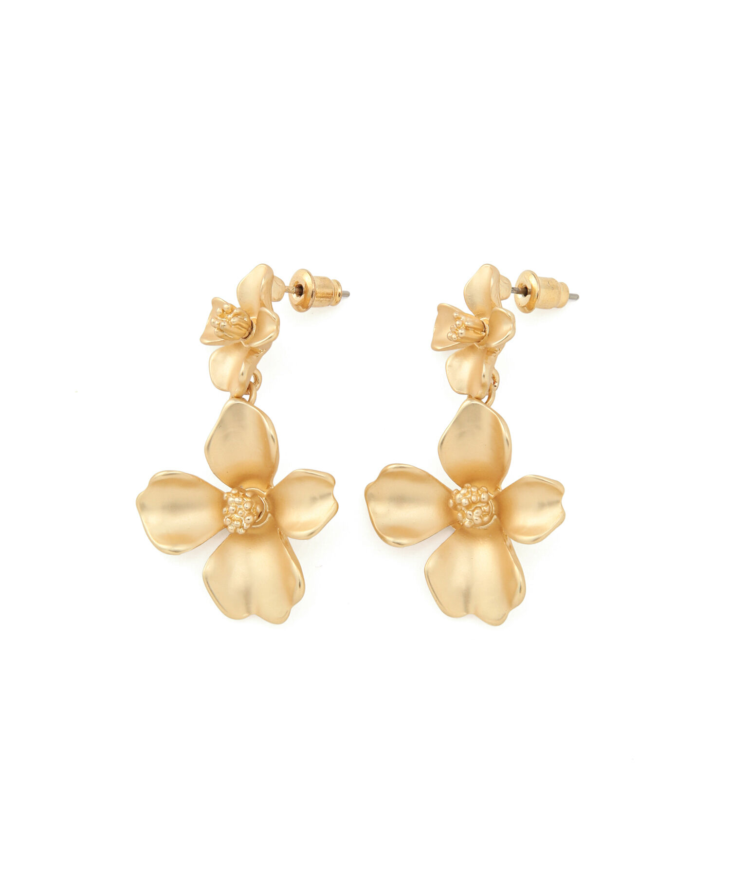 VIS「ダブルフラワーピアス」|ピアス|