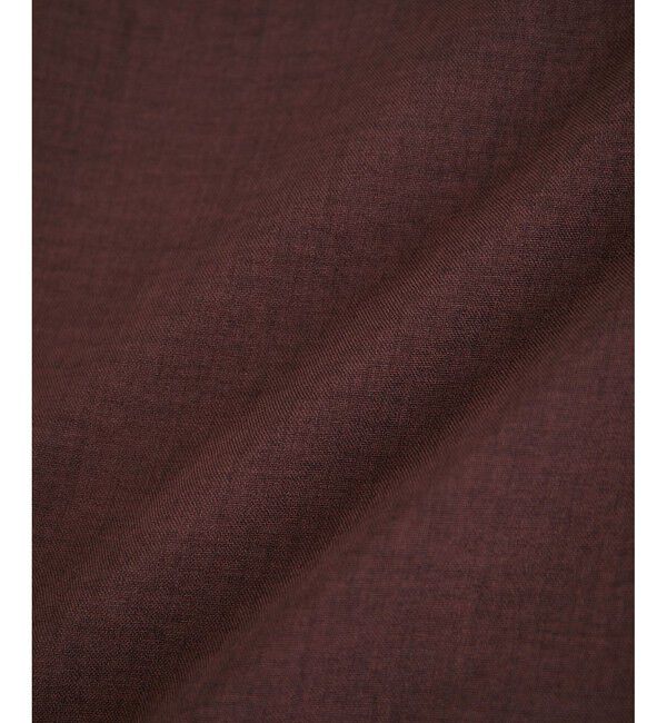 VIS「【美easy】リネンライクワンタックワイドスラックスパンツ【接触冷感/洗える】」|スラックス|