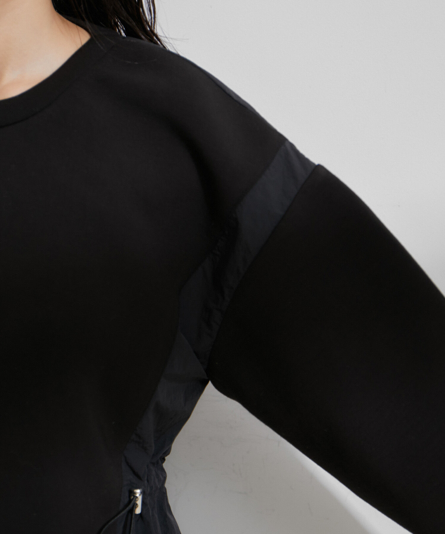 VIS「【スフレタッチシリーズ】ドロストドッキングチュニックプルオーバー」|その他|