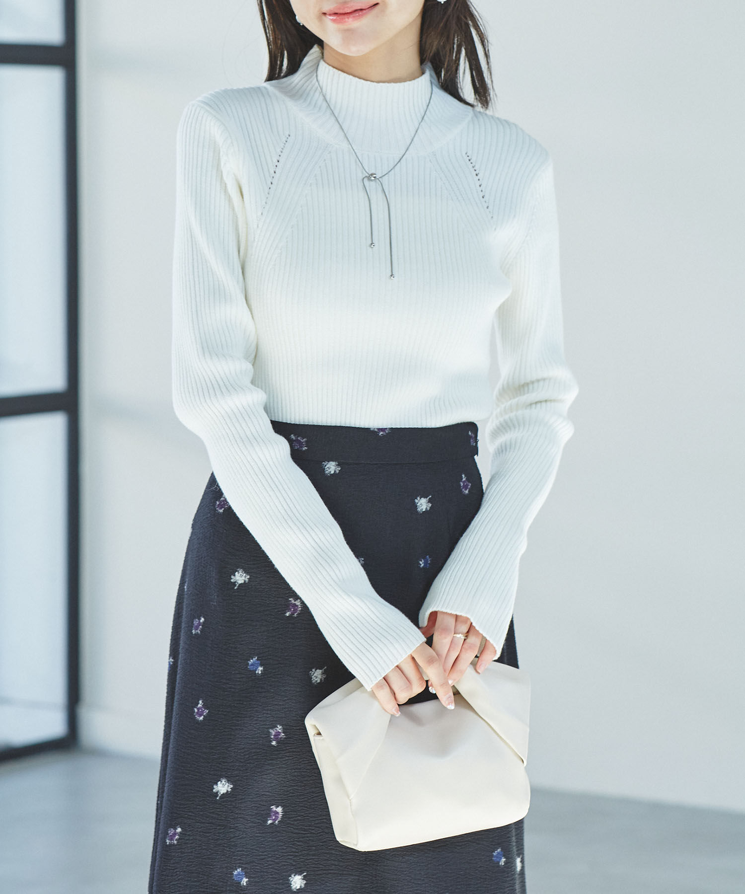 VIS「【2WAY】リボンハンドルミニショルダーバッグ」|ショルダー・メッセンジャー|