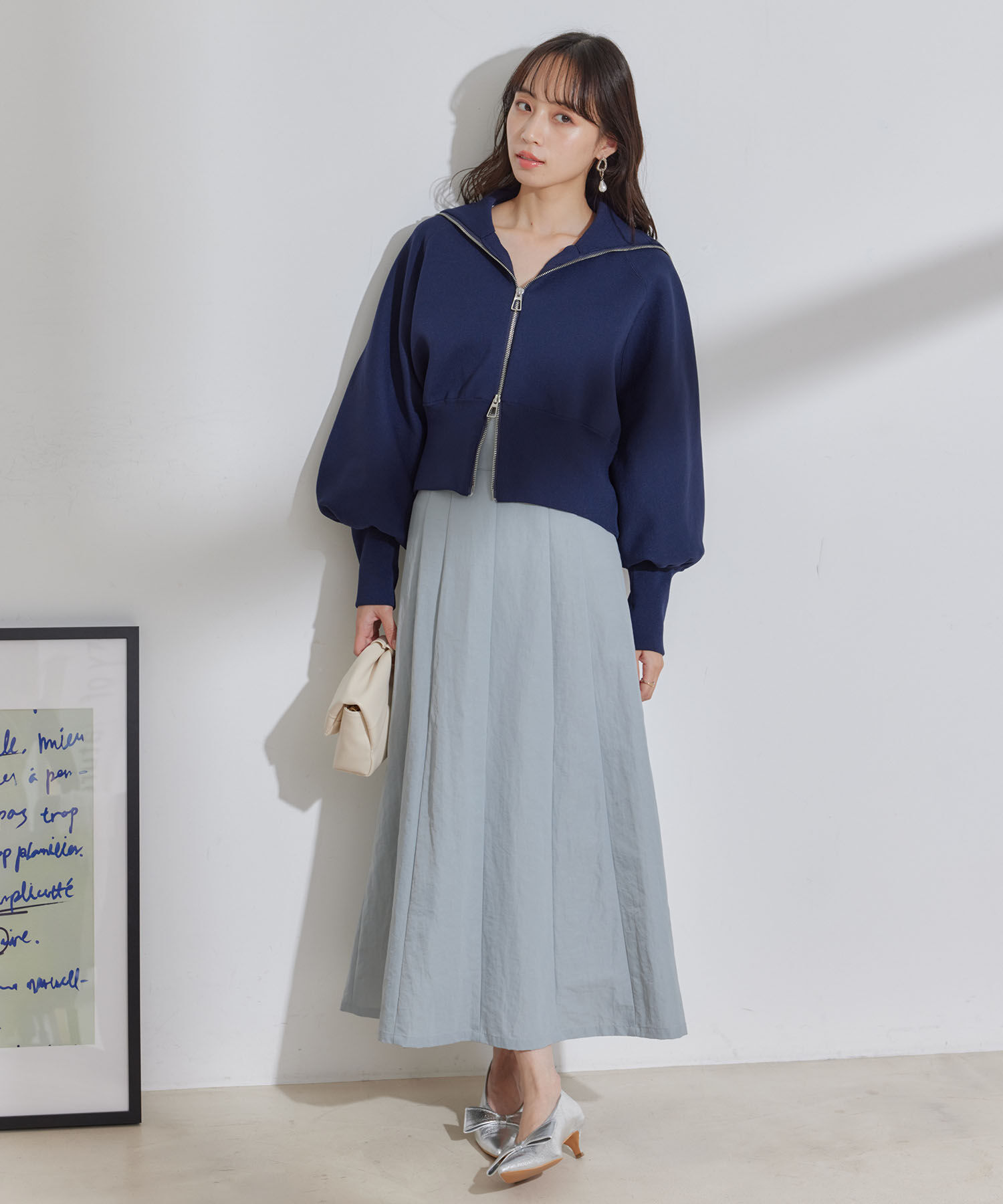 VIS「【2WAY】リボンハンドルミニショルダーバッグ」|ショルダー・メッセンジャー|