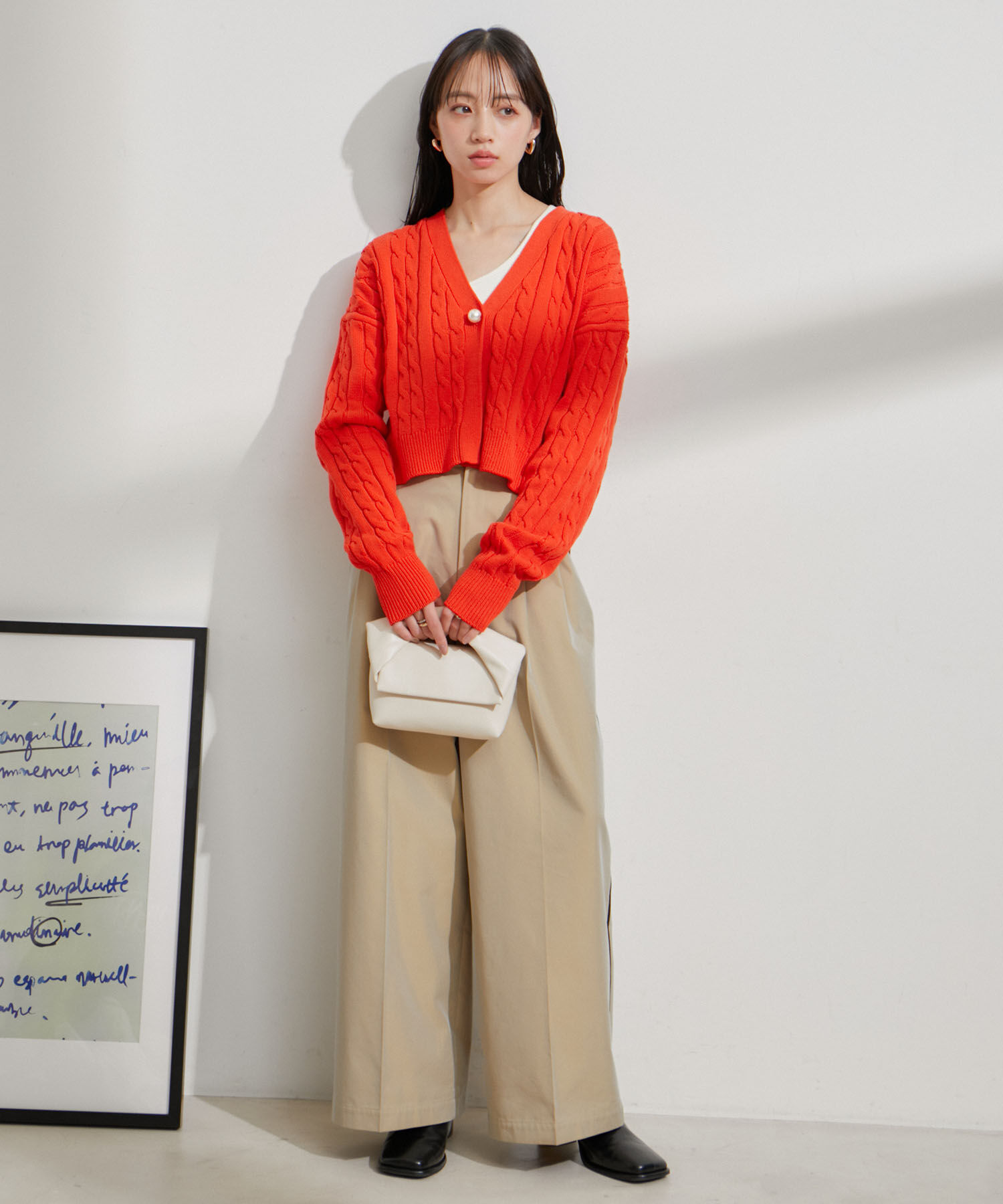 VIS「【2WAY】リボンハンドルミニショルダーバッグ」|ショルダー・メッセンジャー|