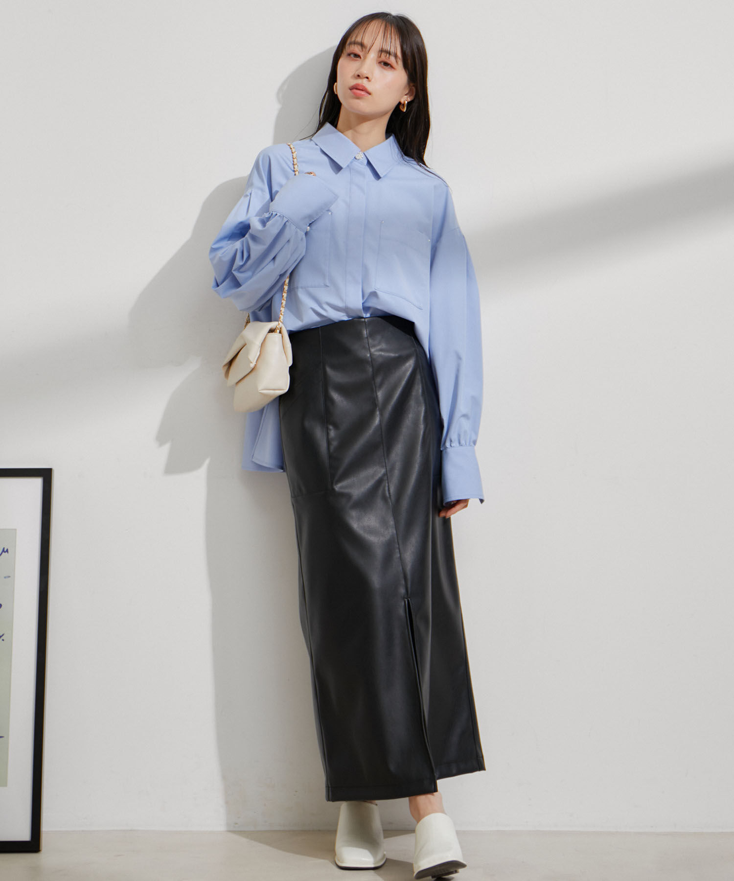 VIS「【2WAY】リボンハンドルミニショルダーバッグ」|ショルダー・メッセンジャー|