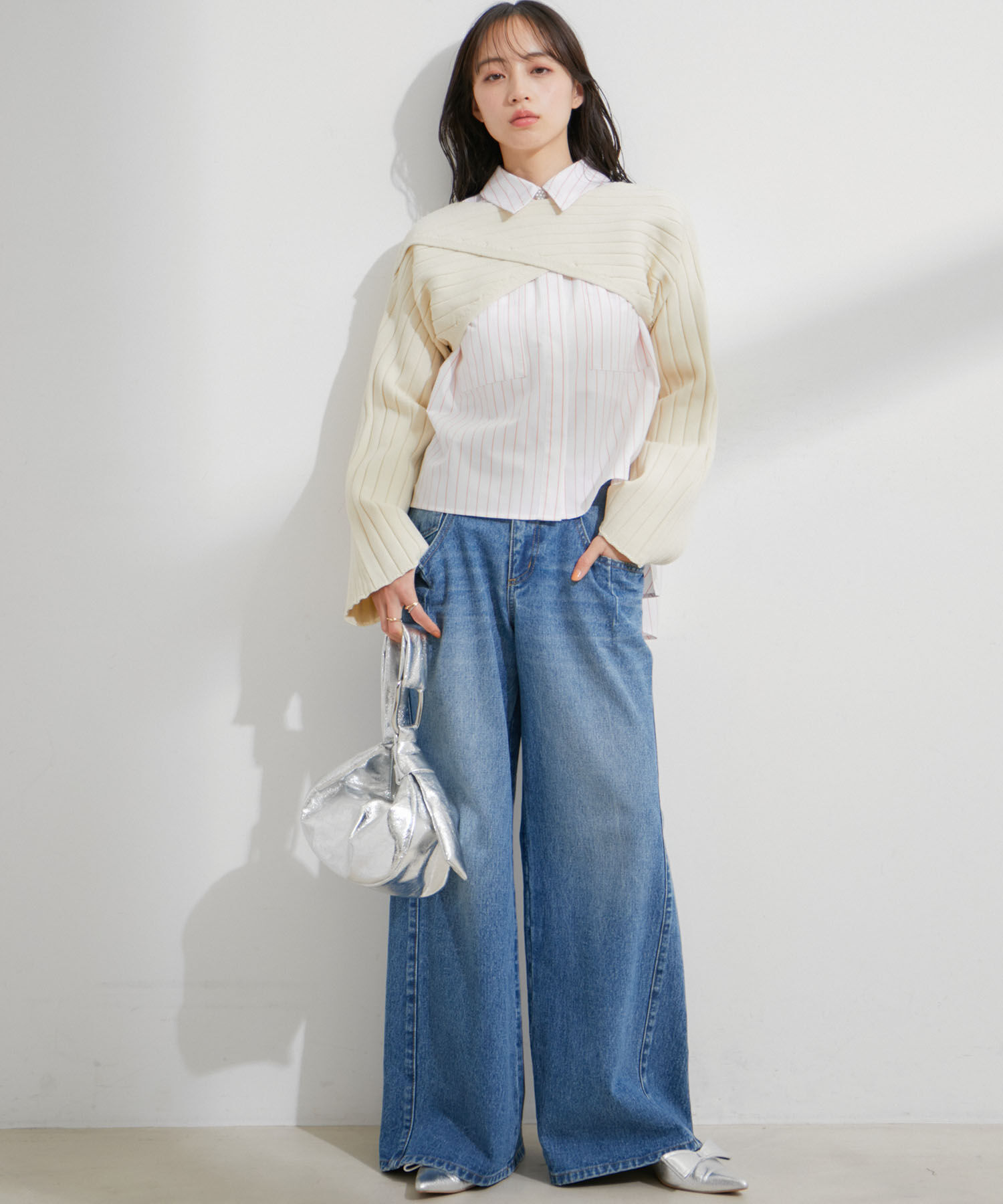 VIS「【2WAY】変形リングワンショルダーバッグ」|ハンドバッグ|