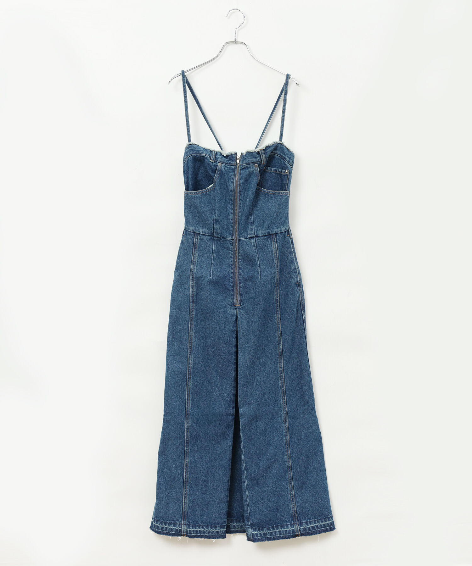 VIS「【CIMARRON】VIS別注リメイクライクデニムドレス」|ワンピース|