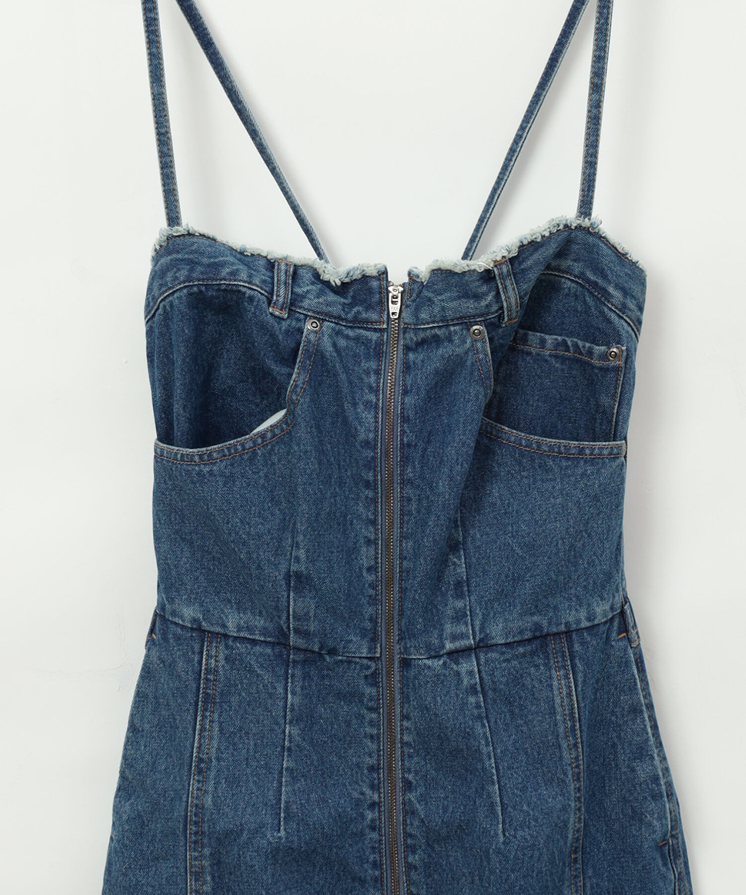 VIS「【CIMARRON】VIS別注リメイクライクデニムドレス」|ワンピース|