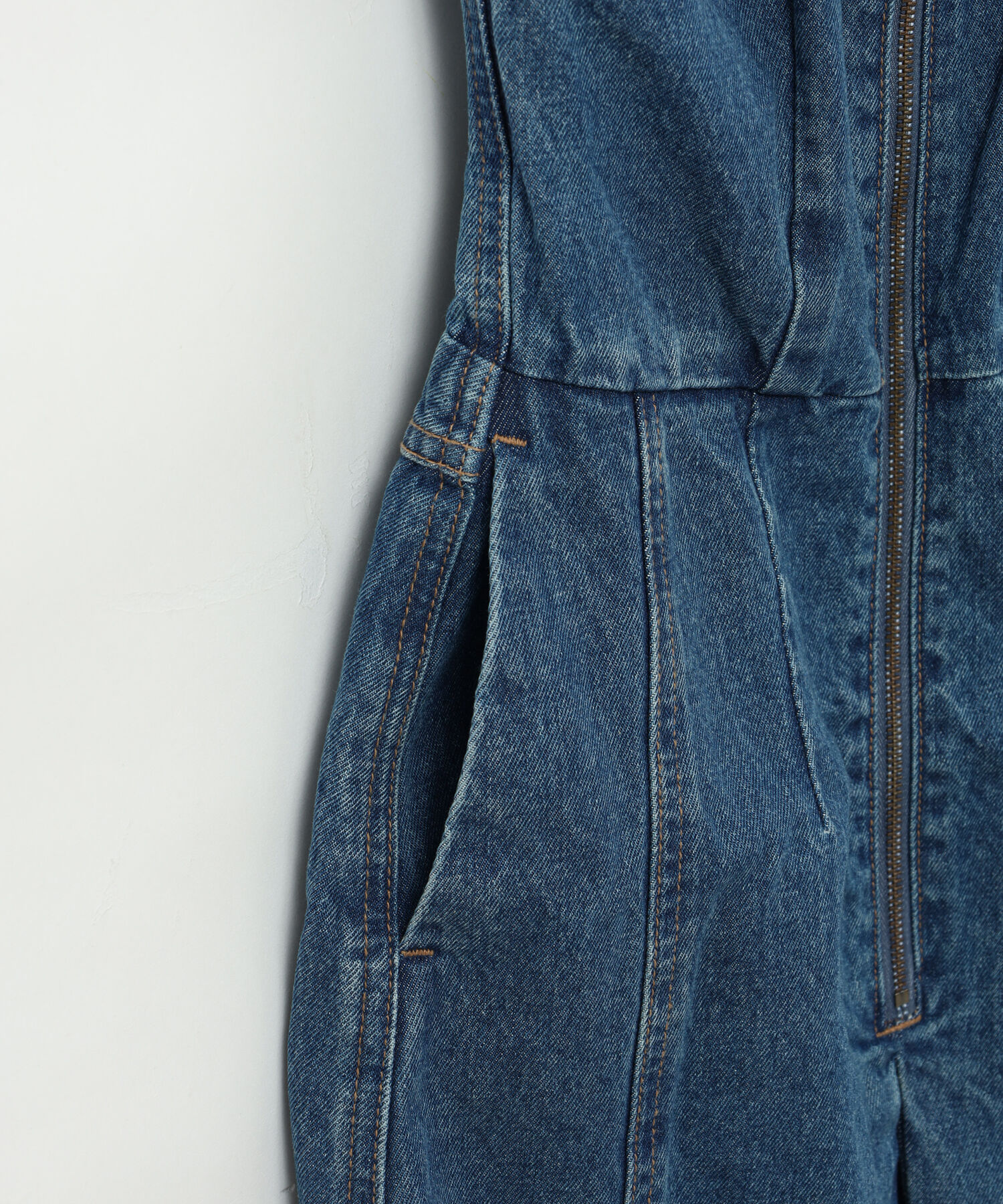 VIS「【CIMARRON】VIS別注リメイクライクデニムドレス」|ワンピース|