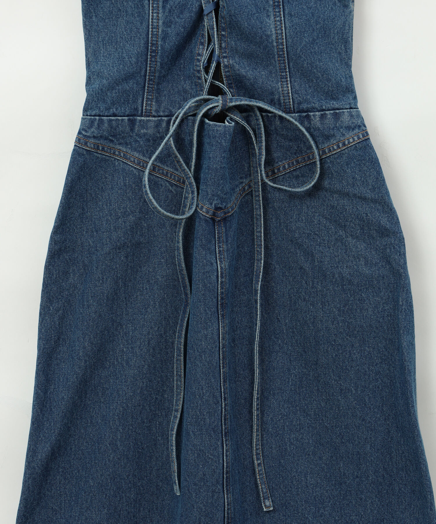 VIS「【CIMARRON】VIS別注リメイクライクデニムドレス」|ワンピース|