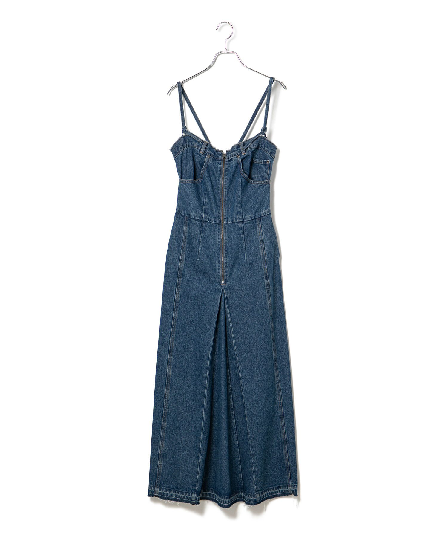 VIS「【CIMARRON】VIS別注リメイクライクデニムドレス」|ワンピース|