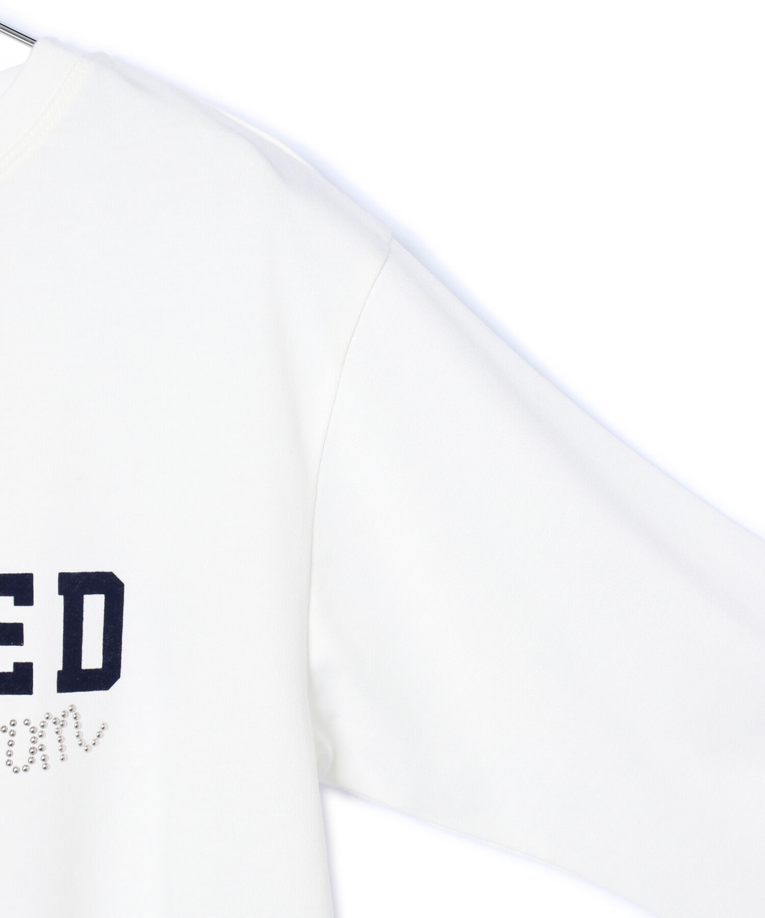 VIS「スタッズ&times;ロゴデザインロングTシャツ」|Tシャツ・カットソー|