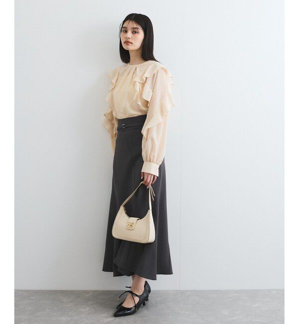 VIS「【前後2WAY】ラッフルフリルブラウス」|シャツ・ブラウス|