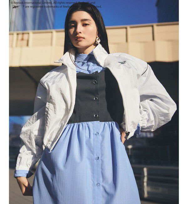 VIS「【Reebok】VIS別注ダブルジップラインブルゾン」|ブルゾン・スタジャン|