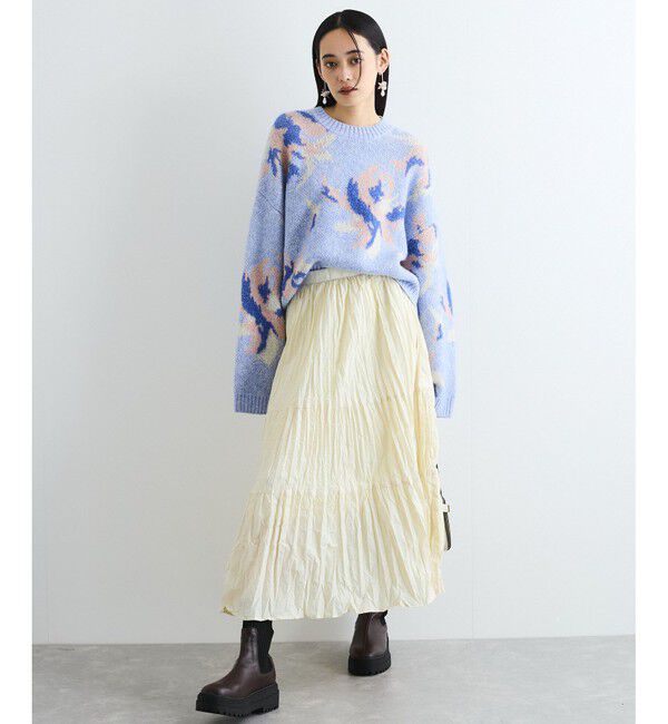 VIS「メタルフラワーイヤリング」|イヤリング|