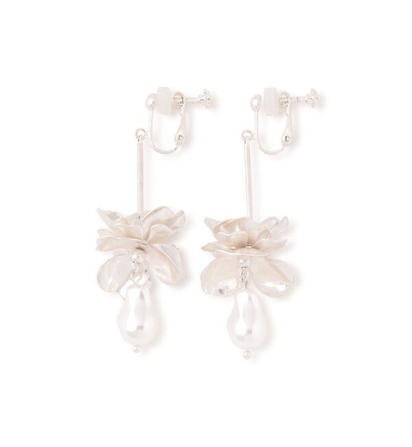 VIS「メタルフラワーイヤリング」|イヤリング|