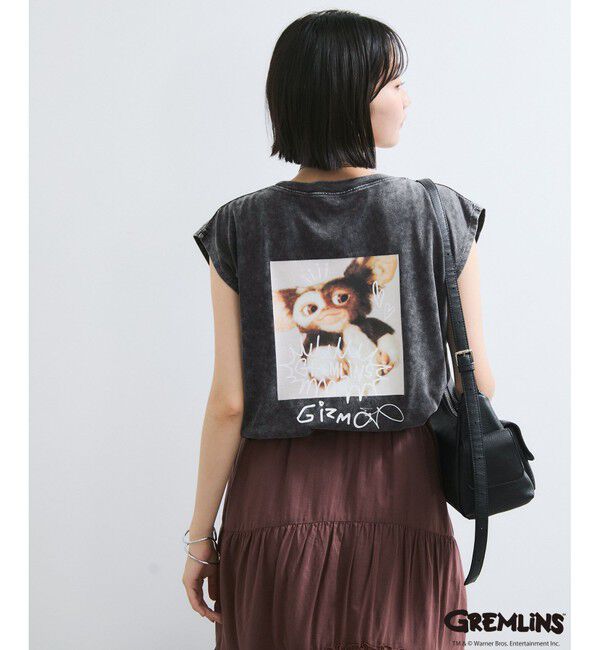 VIS「【グレムリン】VIS別注 ビンテージ風レタリング＆フォトTシャツ」|Tシャツ・カットソー|