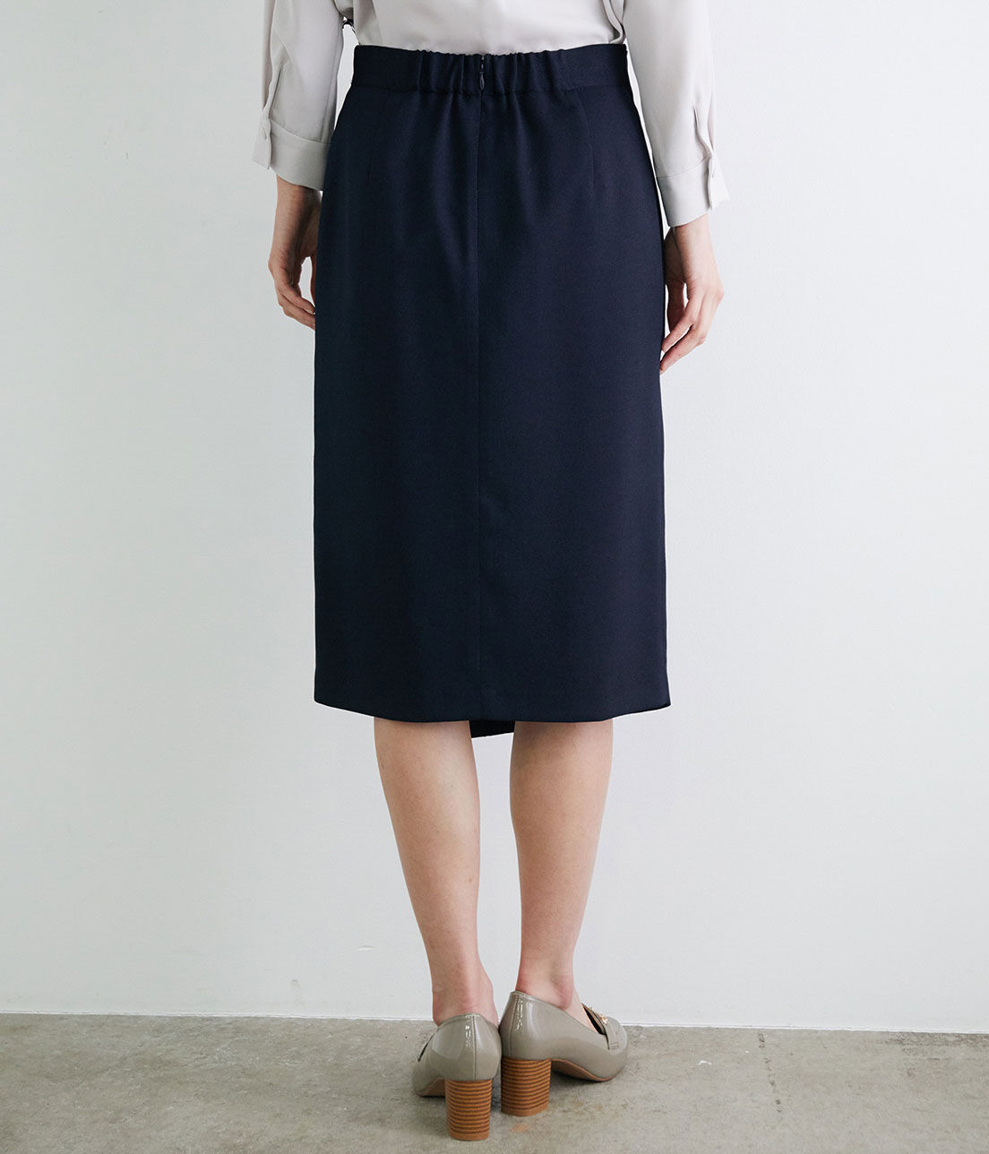 Rope&rsquo;Picnic「【UVカット＆マシンウォッシャブル】リネンライクラップスカート」|スカート|