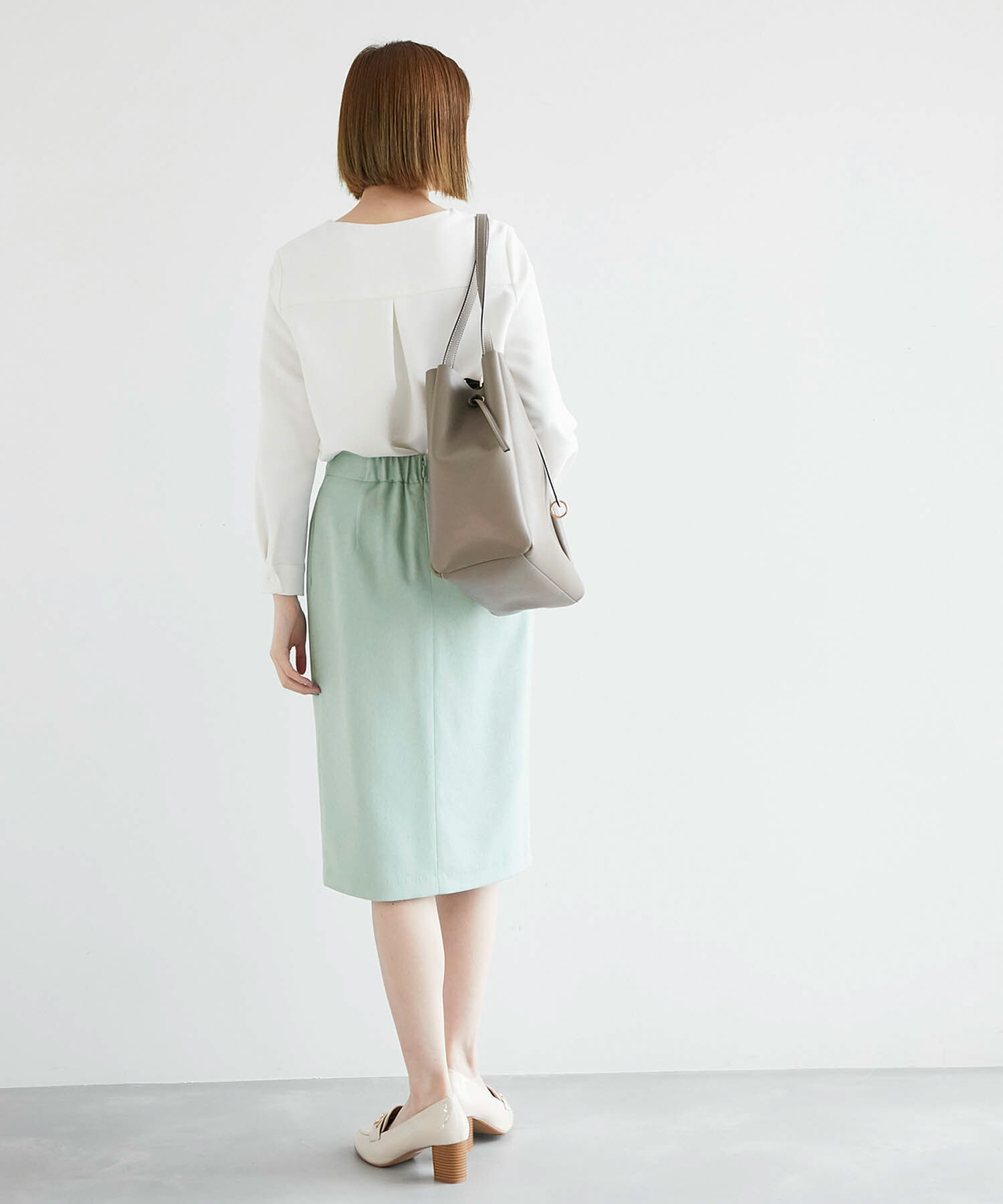 Rope&rsquo;Picnic「【UVカット＆マシンウォッシャブル】リネンライクラップスカート」|スカート|