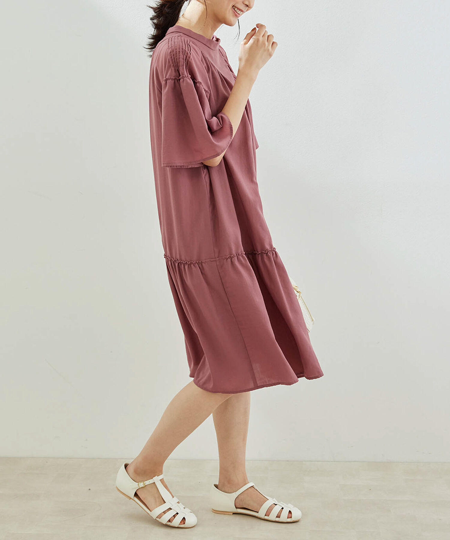 Rope&rsquo;Picnic「【防汚加工】ミニワンピース」|ワンピース|