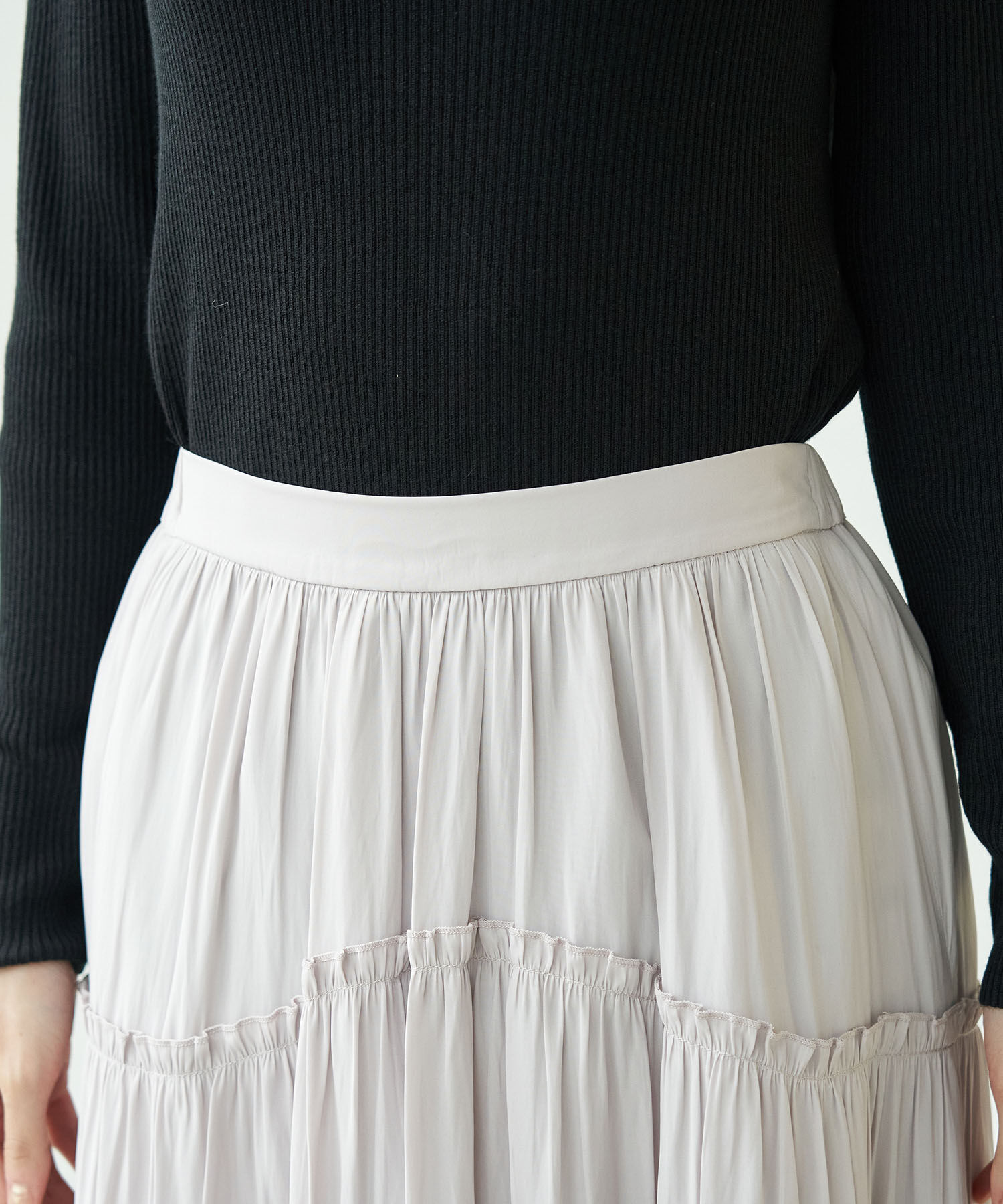 Rope&rsquo;Picnic「ティアードフリルスカート」|スカート|