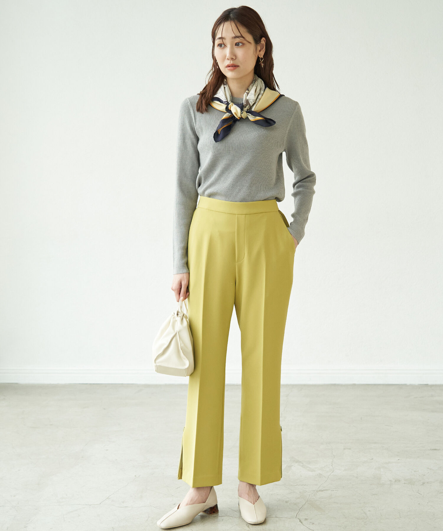 Rope&rsquo;Picnic「【ラク美】ファスナースリットパンツ」|その他|