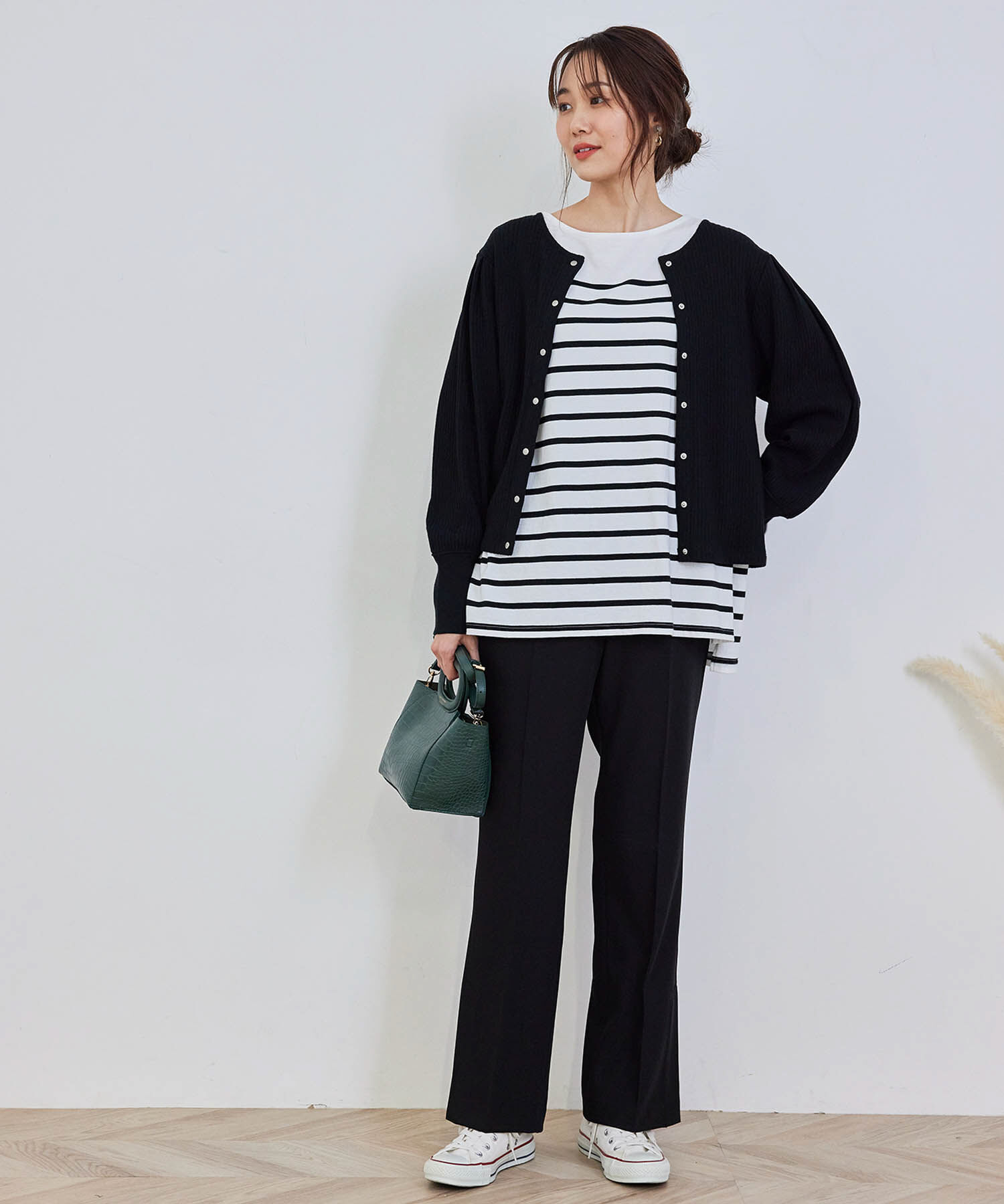 Rope&rsquo;Picnic「【2WAY】カットテレコカーディガン」|カーディガン|