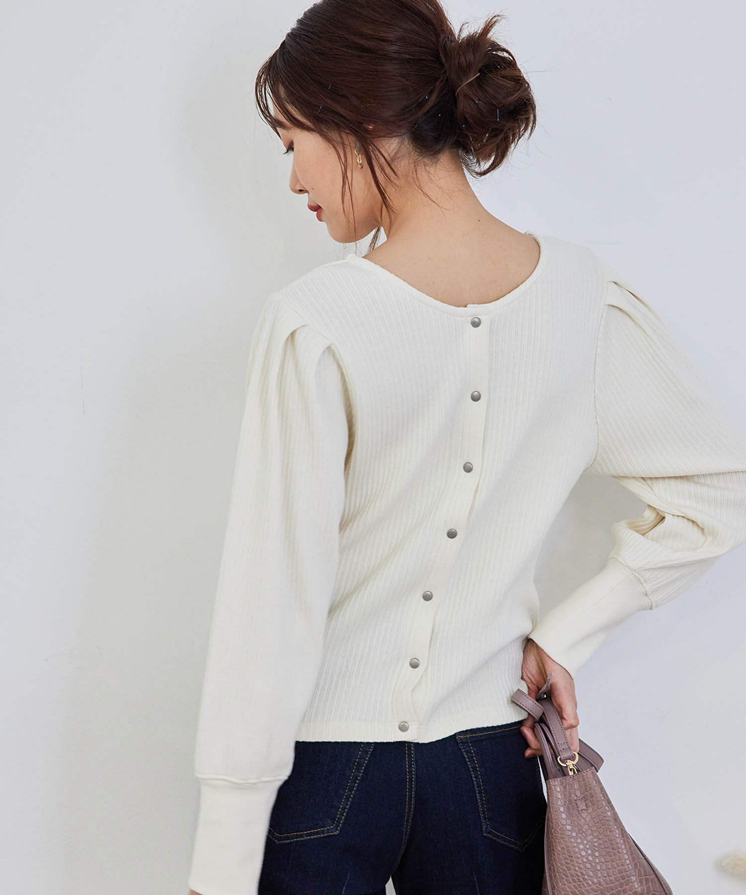 Rope&rsquo;Picnic「【2WAY】カットテレコカーディガン」|カーディガン|