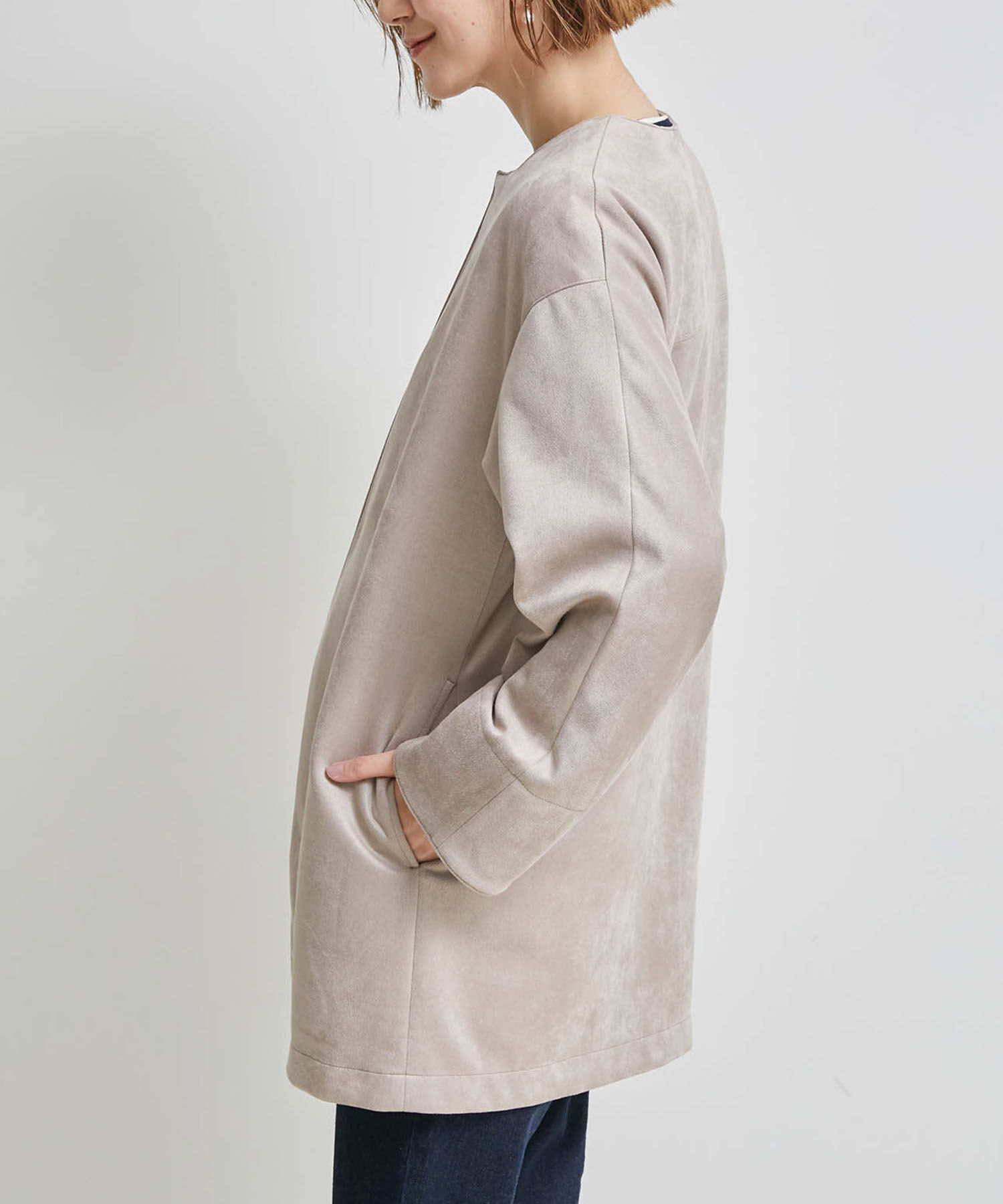 Rope&rsquo;Picnic「リサイクルダンボールスエードコート　スプリングコート」|その他|