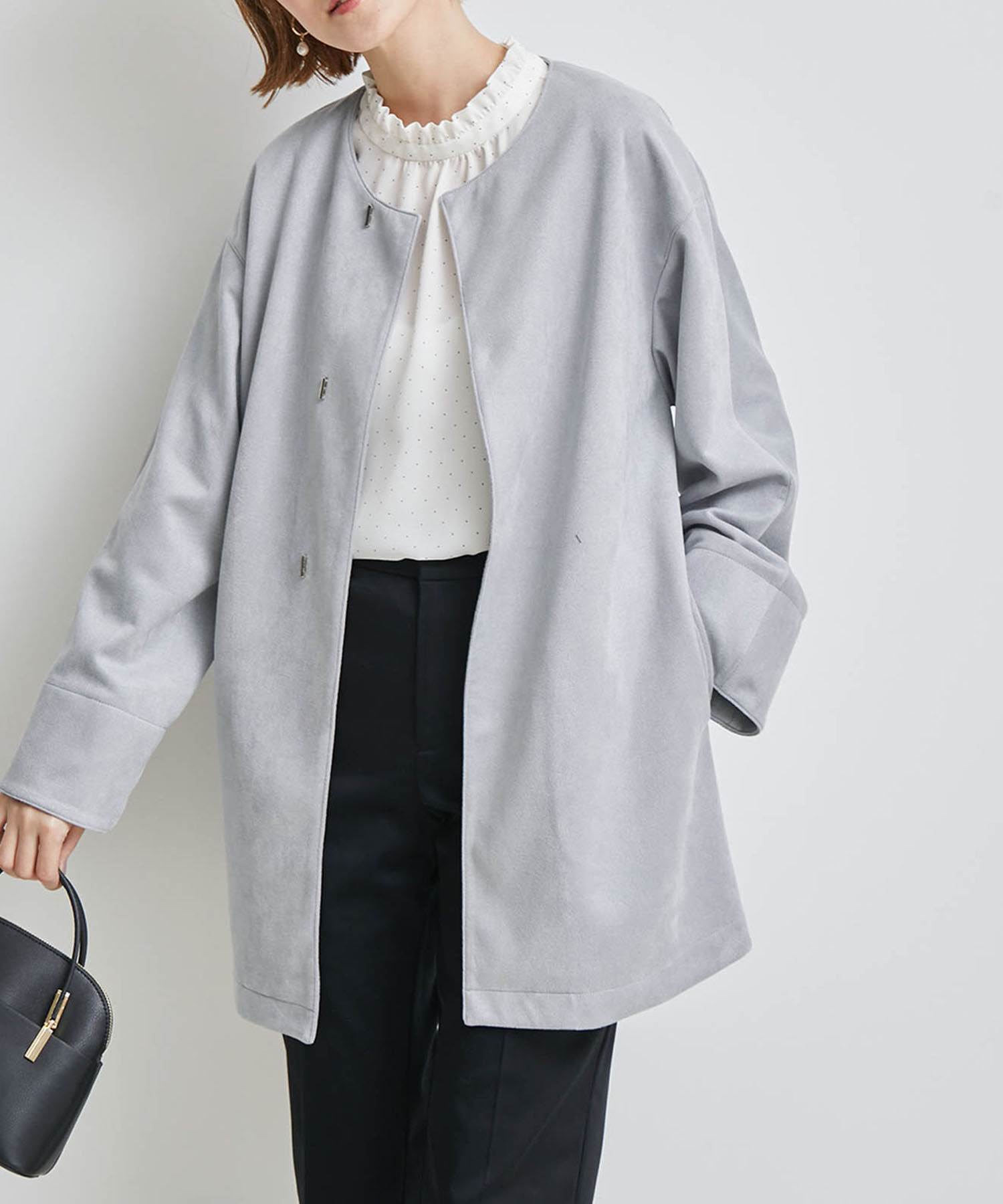 Rope&rsquo;Picnic「リサイクルダンボールスエードコート　スプリングコート」|その他|