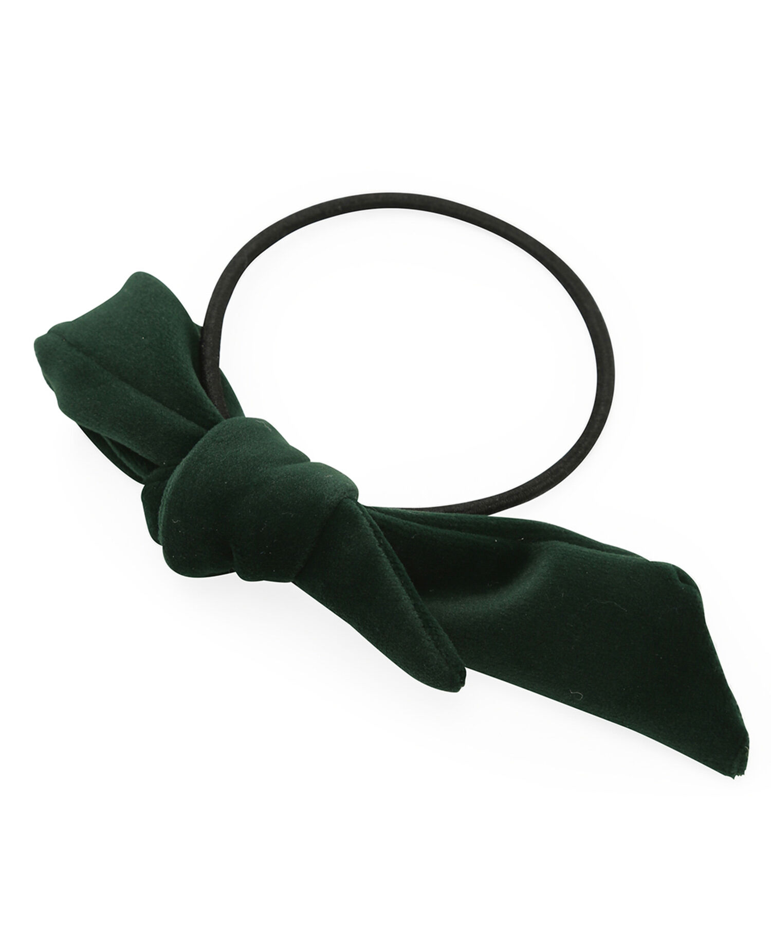 ROPE PICNIC PASSAGE「【KIBE AKEMI&times;ROPE'PICNIC】Velvet&tweed tieribbonpony」|ヘアゴム・シュシュ|