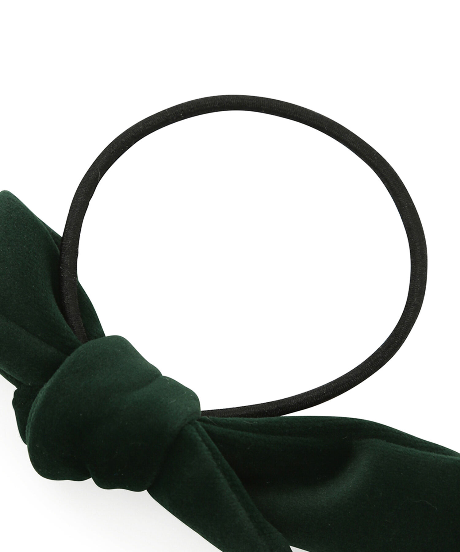 ROPE PICNIC PASSAGE「【KIBE AKEMI&times;ROPE'PICNIC】Velvet&tweed tieribbonpony」|ヘアゴム・シュシュ|