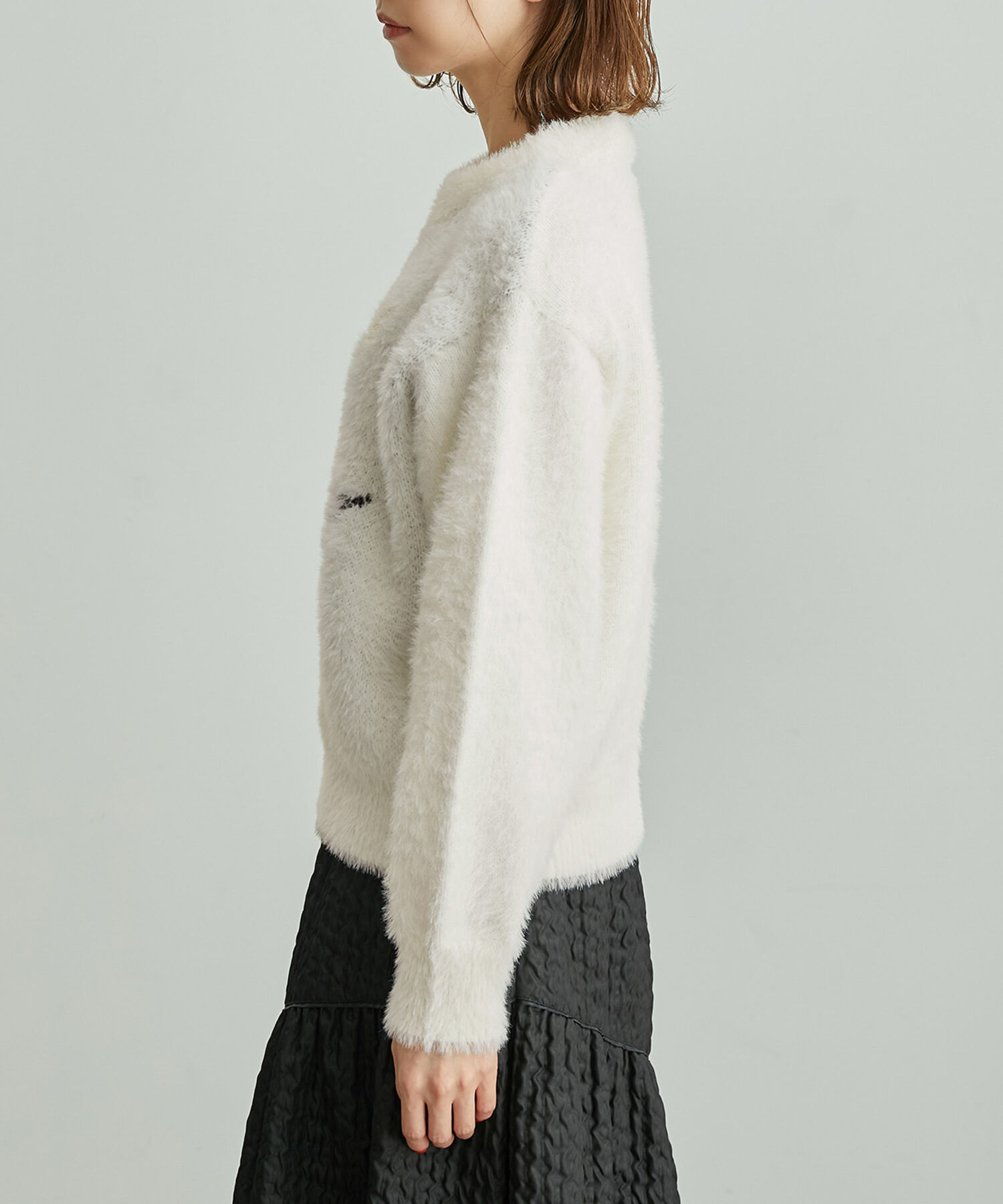 Rope&rsquo;Picnic「ドッグモチーフジャガードニット」|ニット・セーター|