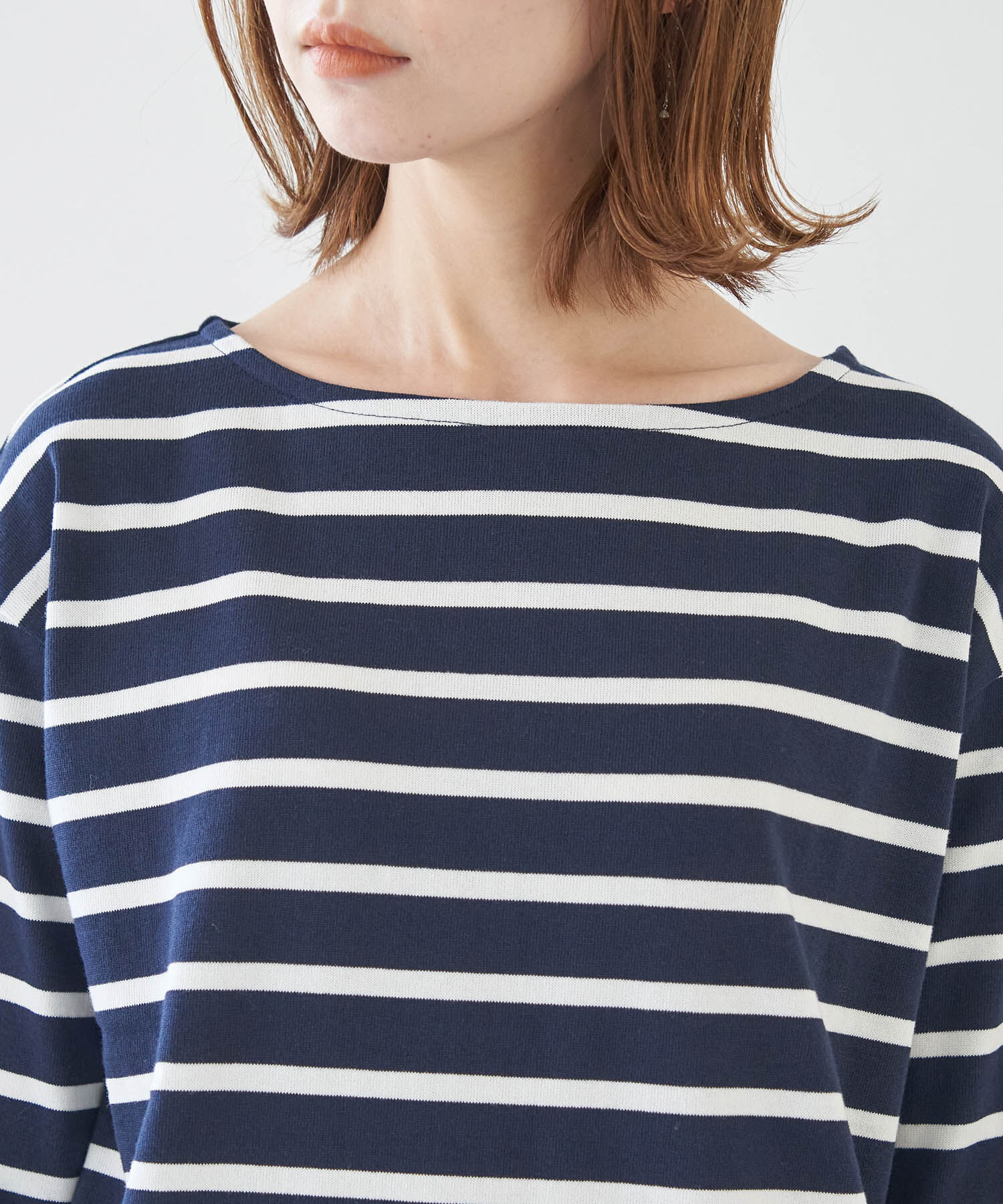 Rope&rsquo;Picnic「リンクコーデ/フレンチボーダートップス」|Tシャツ・カットソー|