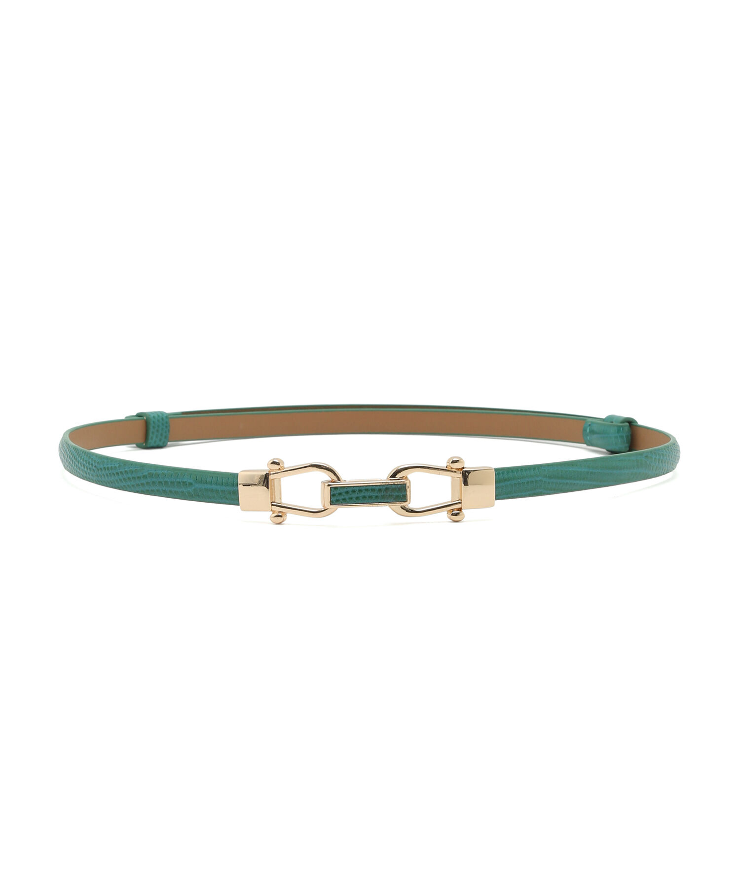 ROPE PICNIC PASSAGE「10mm型押しくるみビットバックルスライドベルト」|ベルト|