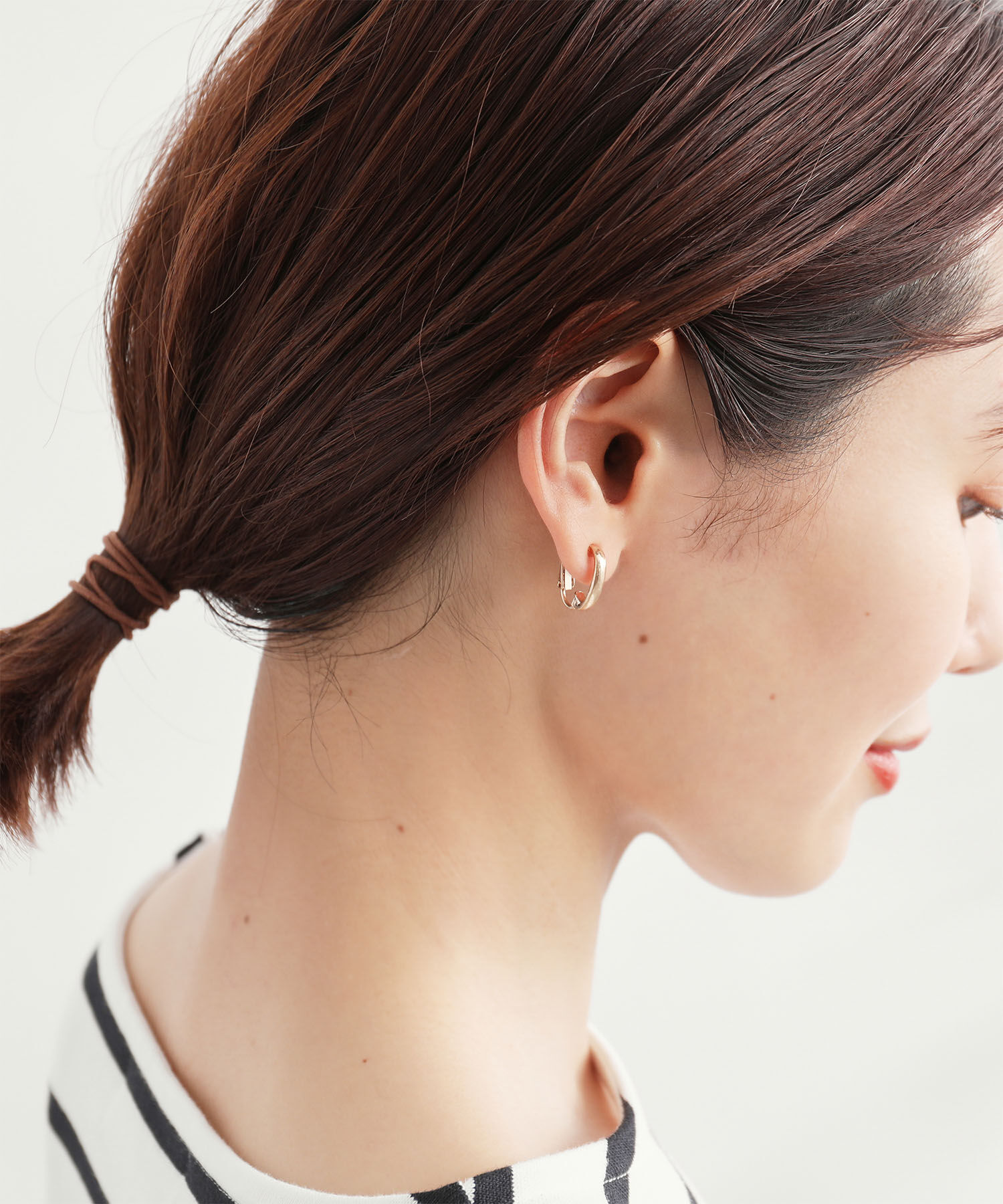 ROPE PICNIC PASSAGE「マットメタルシンプルイヤリング」|イヤリング|