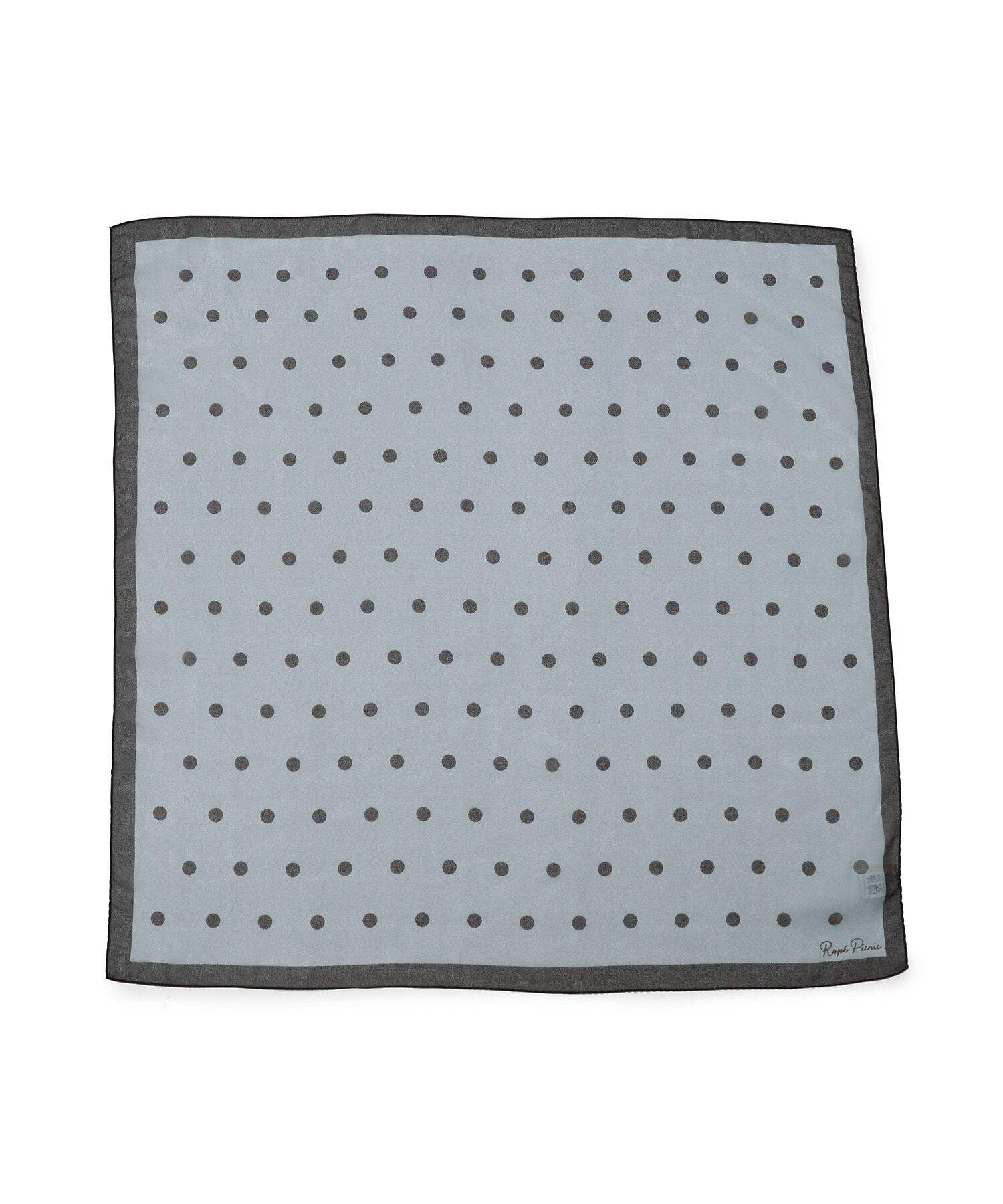 ROPE PICNIC PASSAGE「オーガンジードットスカーフ」|バンダナ・スカーフ|