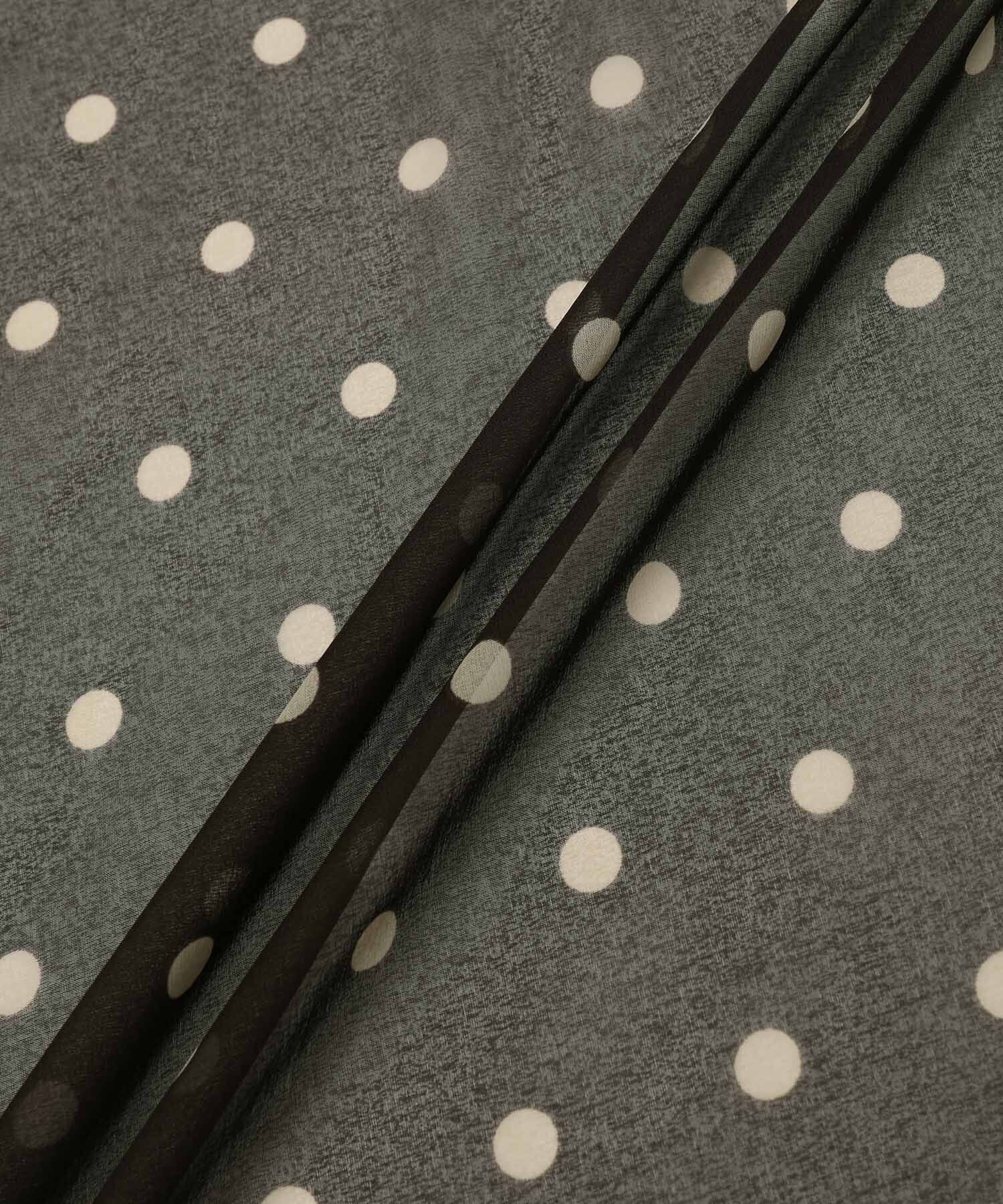 ROPE PICNIC PASSAGE「オーガンジードットスカーフ」|バンダナ・スカーフ|