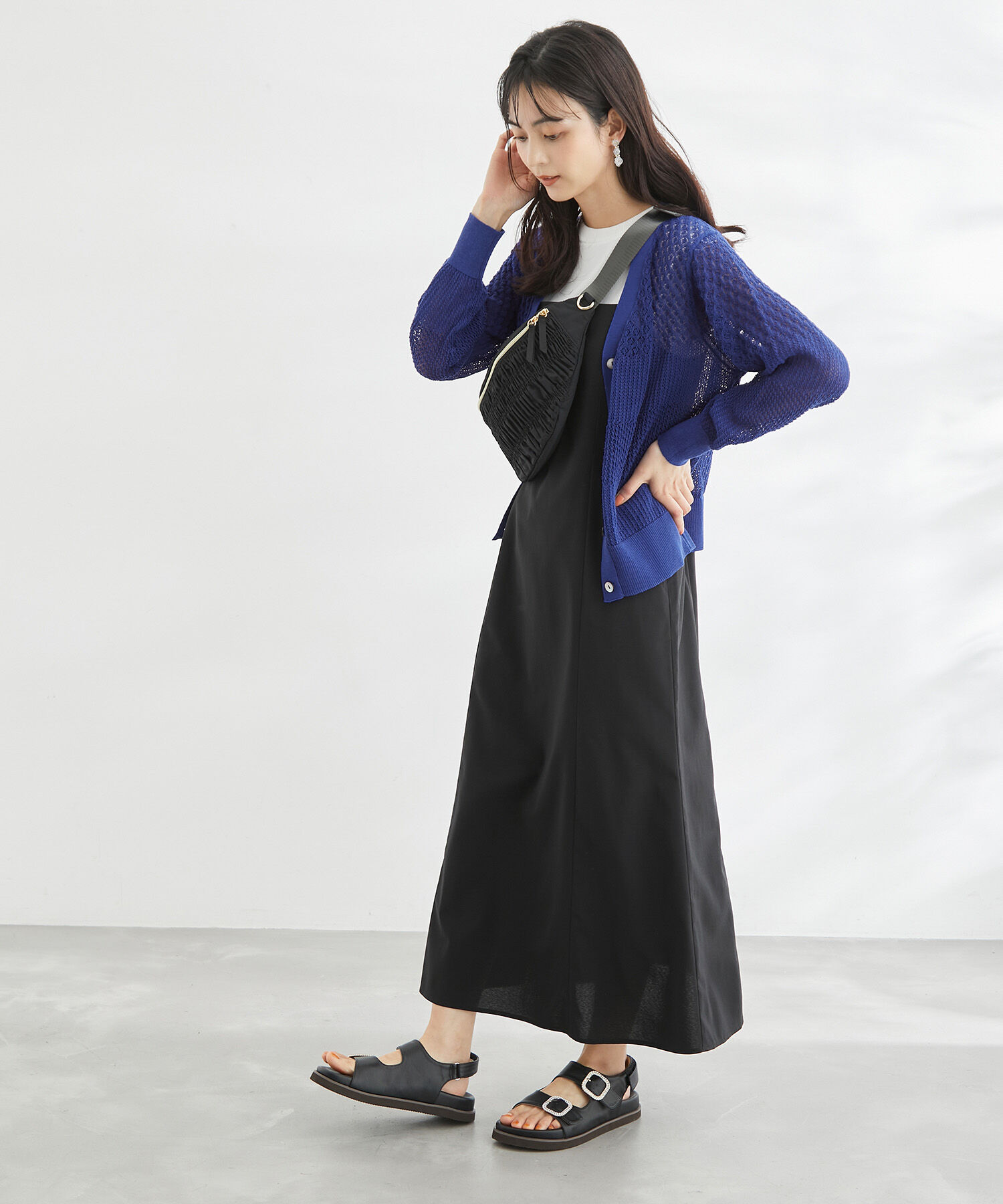 Rope&rsquo;Picnic「ERI SILK 透かしカーディガン」|カーディガン|