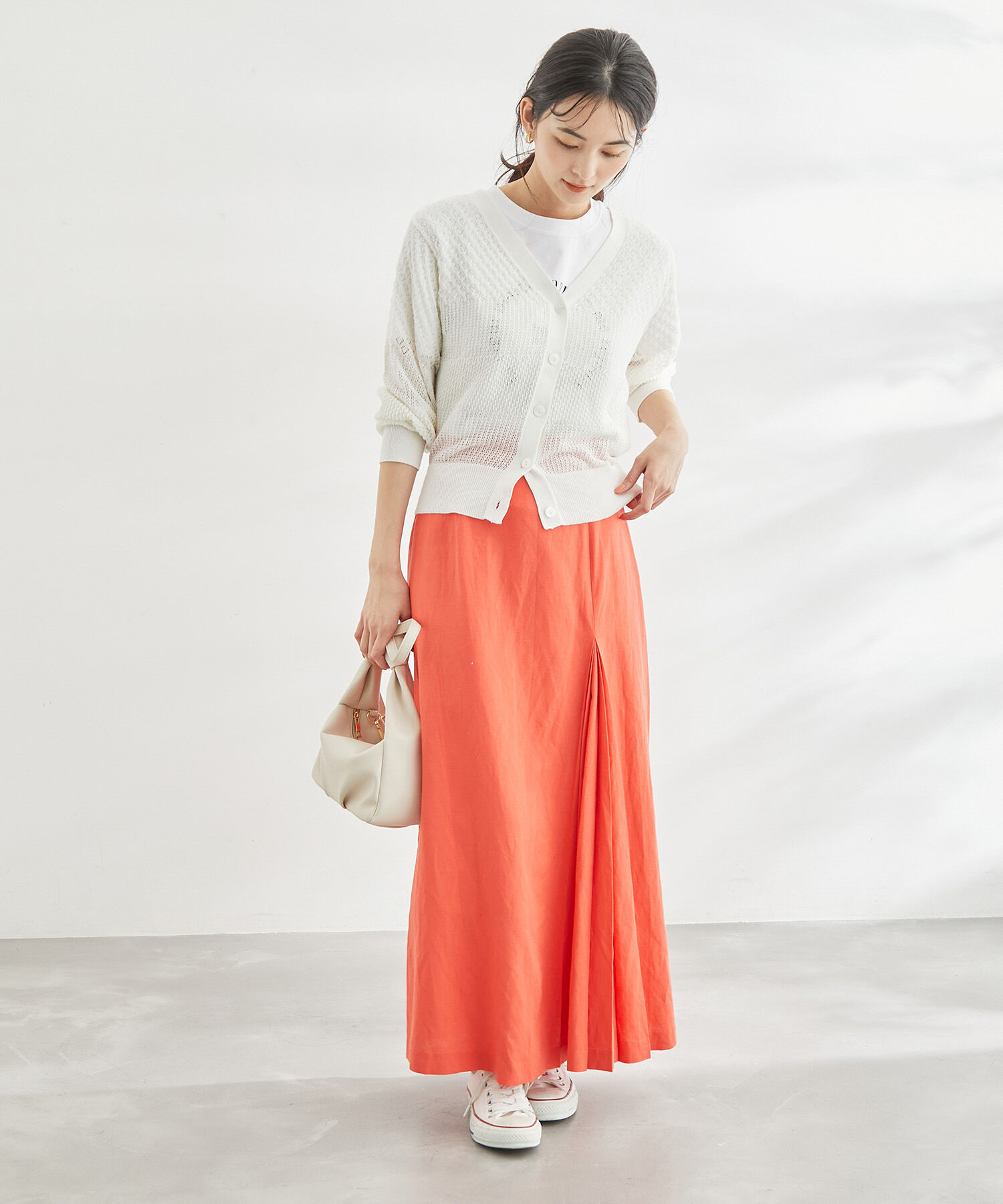 Rope&rsquo;Picnic「ERI SILK 透かしカーディガン」|カーディガン|