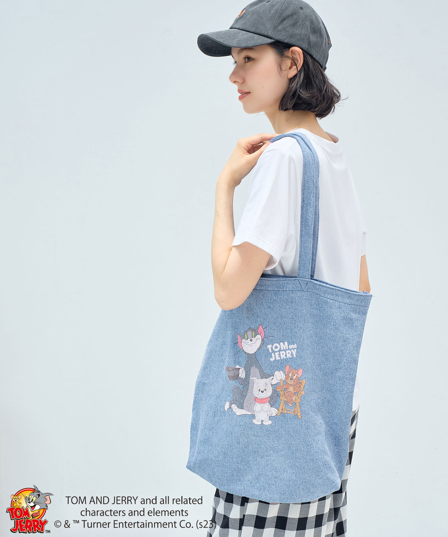 ROPE PICNIC PASSAGE「【TOM and JERRY】ヴィンテージプリントトートバッグ」|トートバッグ|