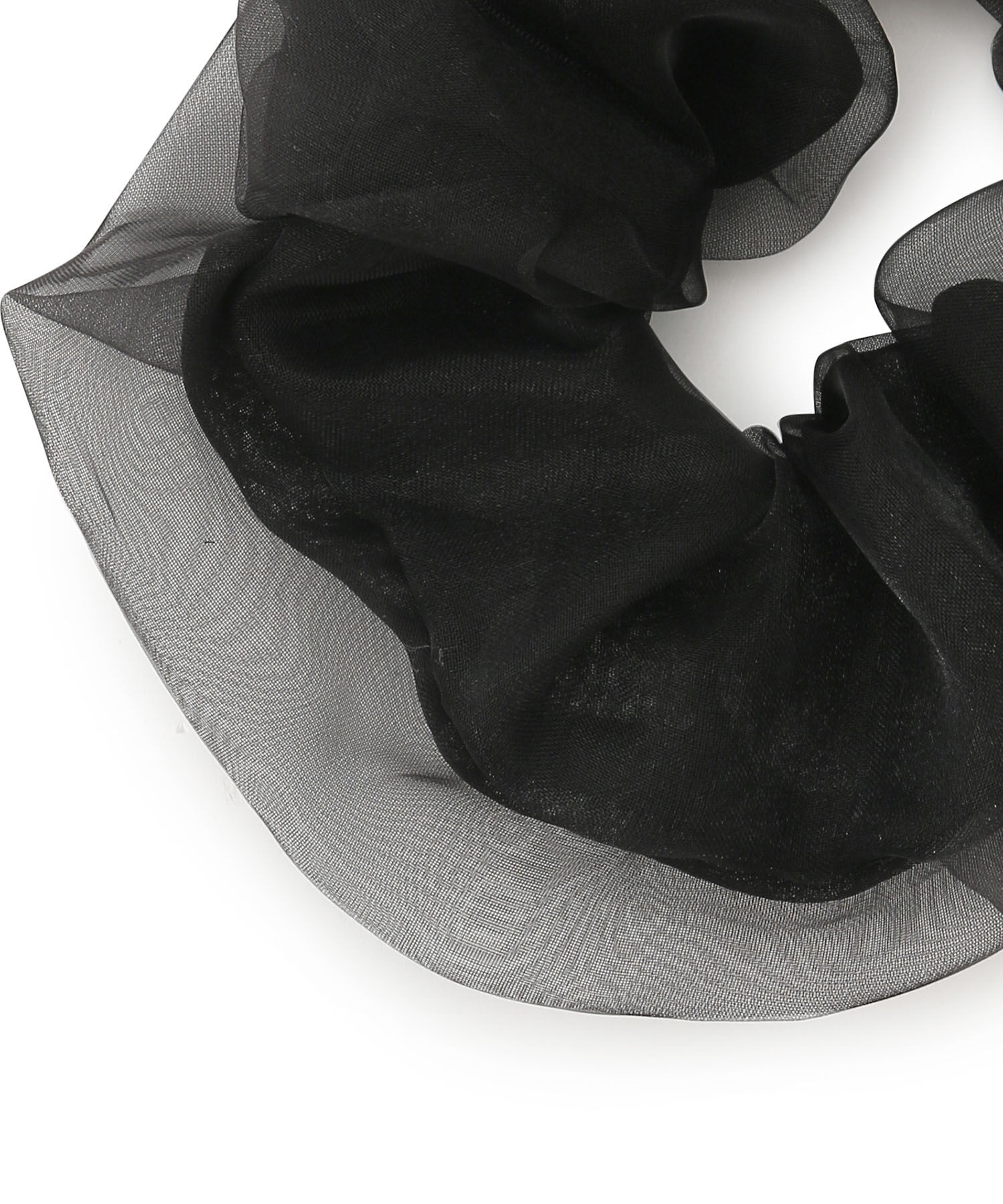 ROPE PICNIC PASSAGE「サテン&times;オーガンジーコンビシュシュ」|ヘアゴム・シュシュ|