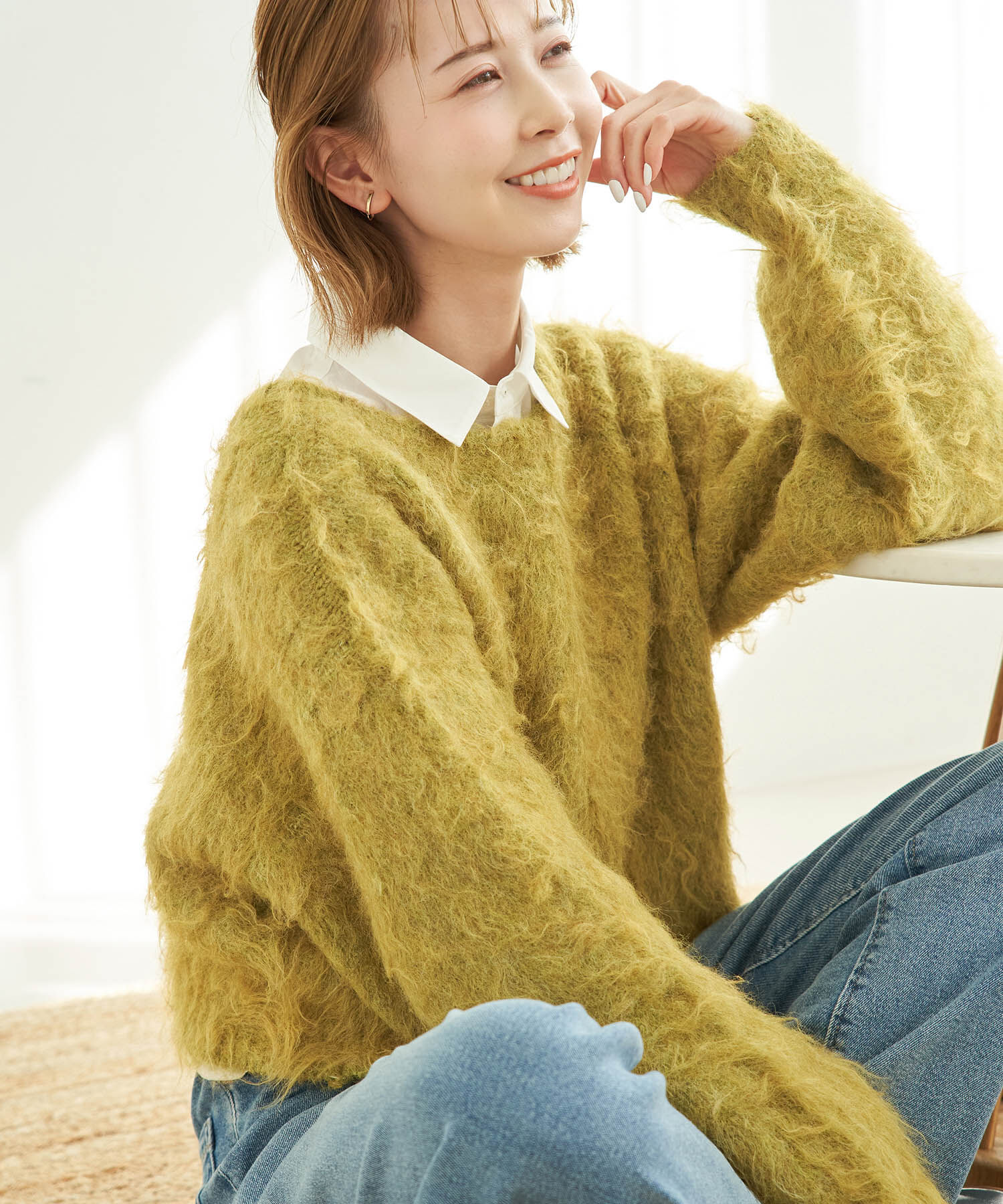 Rope&rsquo;Picnic「【一部店舗限定】2WAY/MIX起毛ヤーンカーディガン」|カーディガン|